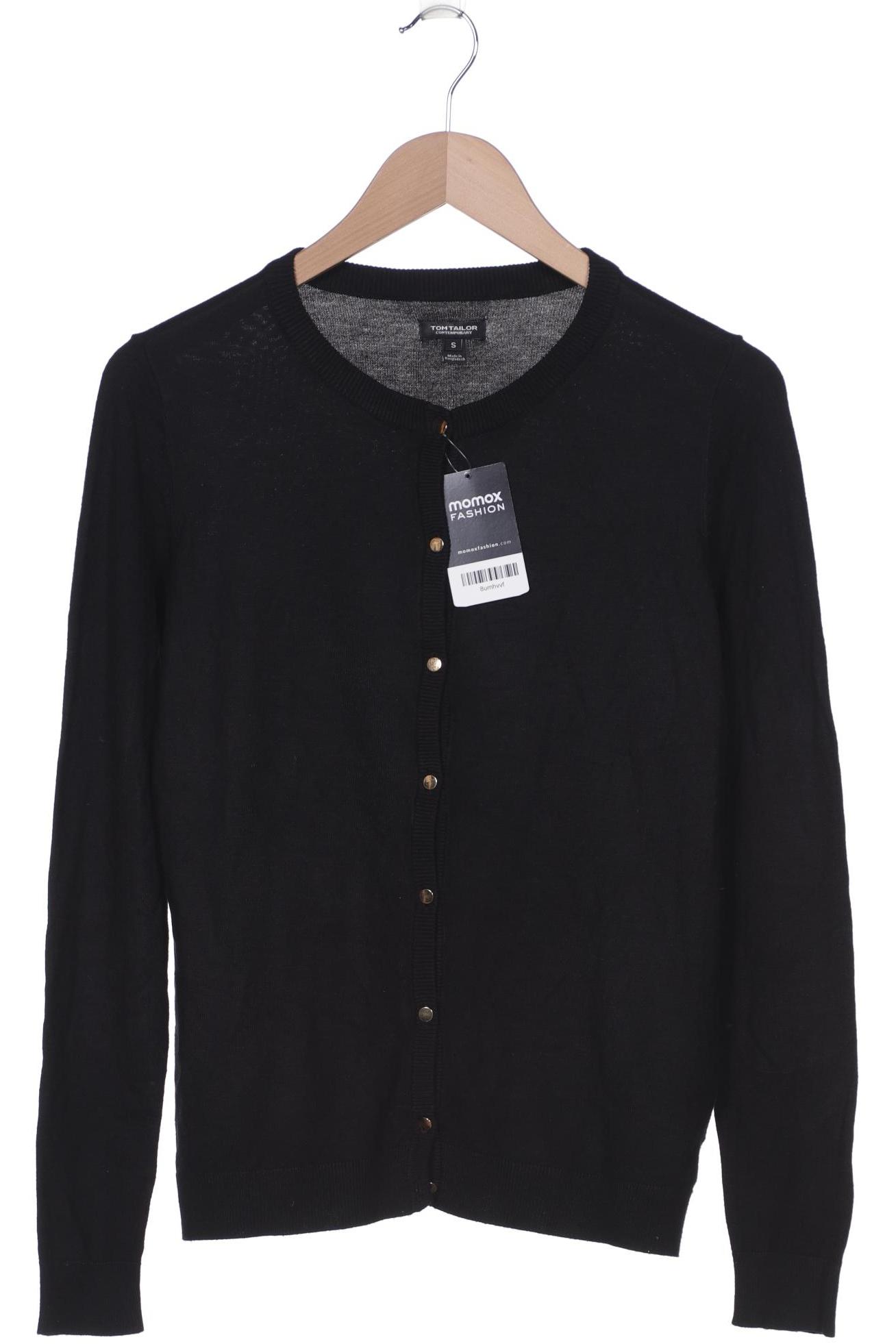 

Tom Tailor Damen Strickjacke, schwarz