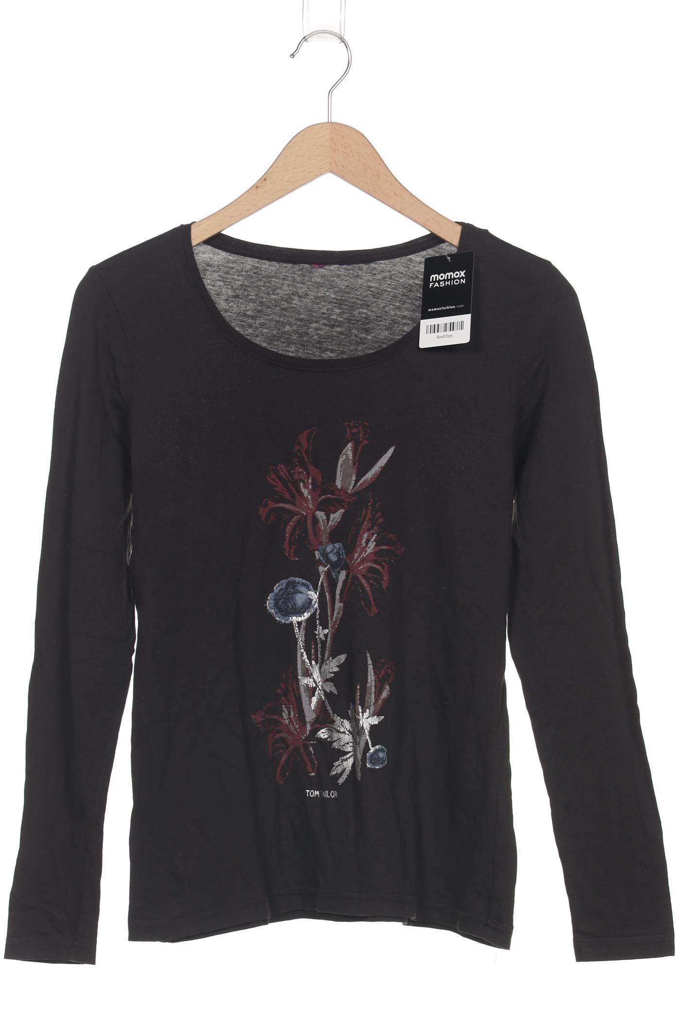 

Tom Tailor Damen Langarmshirt, schwarz, Gr. 38