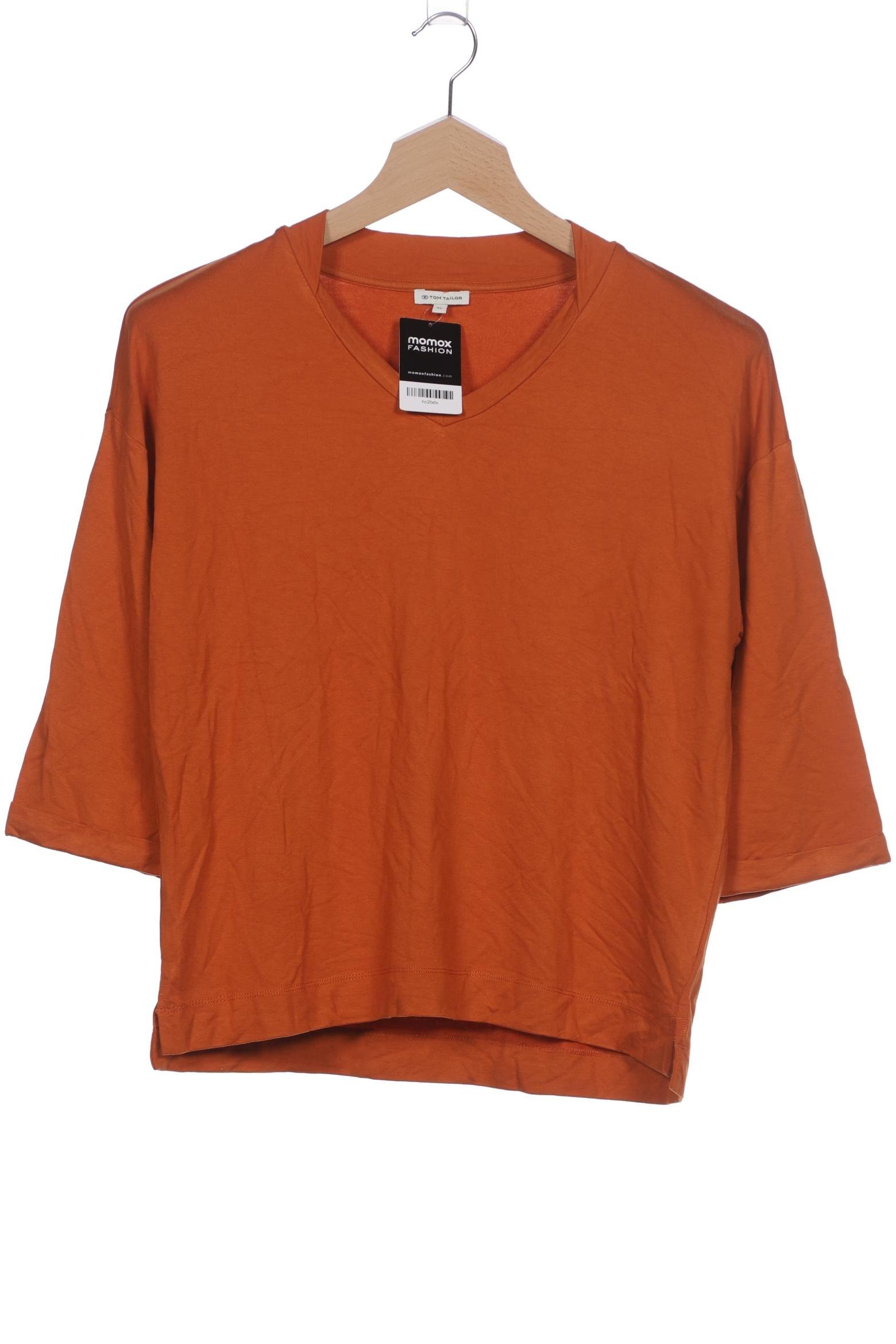 

Tom Tailor Damen Langarmshirt, orange, Gr. 44