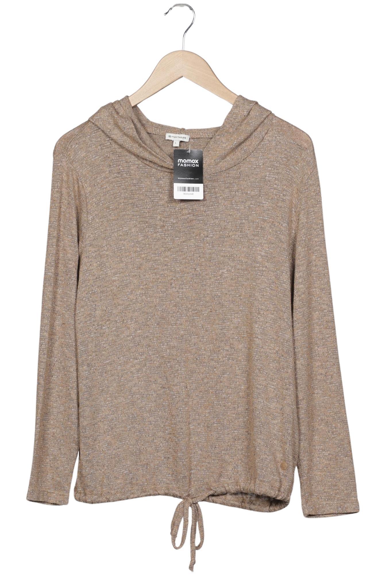 

Tom Tailor Damen Kapuzenpullover, beige, Gr. 42