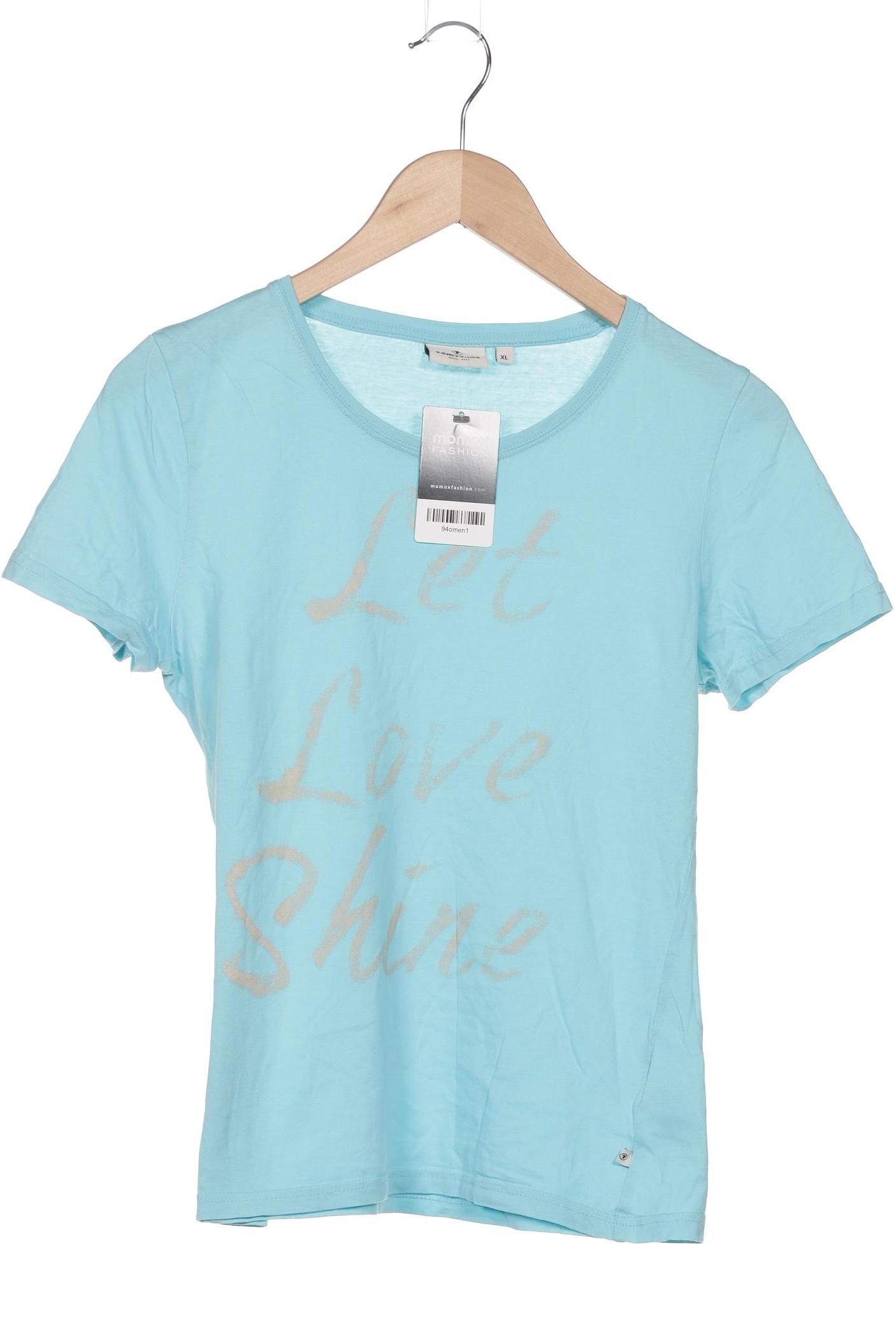 

Tom Tailor Damen T-Shirt, hellblau, Gr. 44