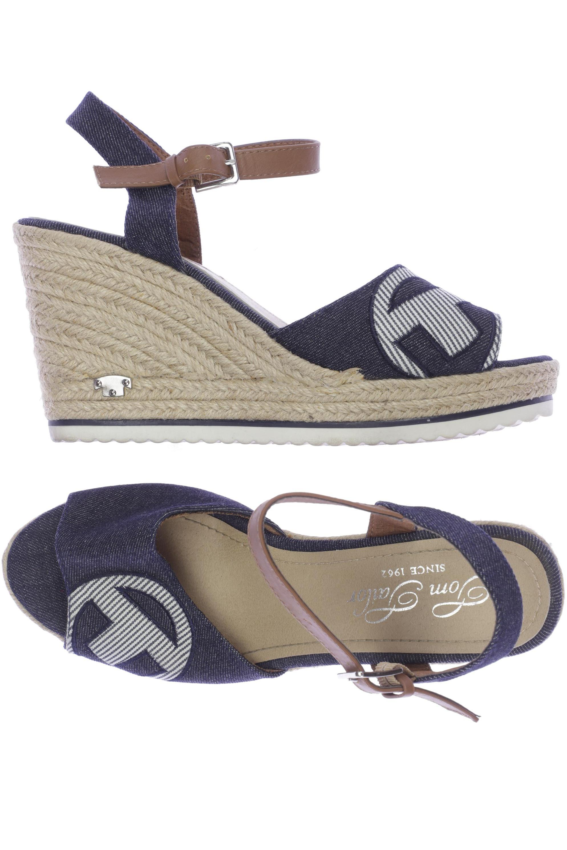 

Tom Tailor Damen Sandale, blau, Gr. 41