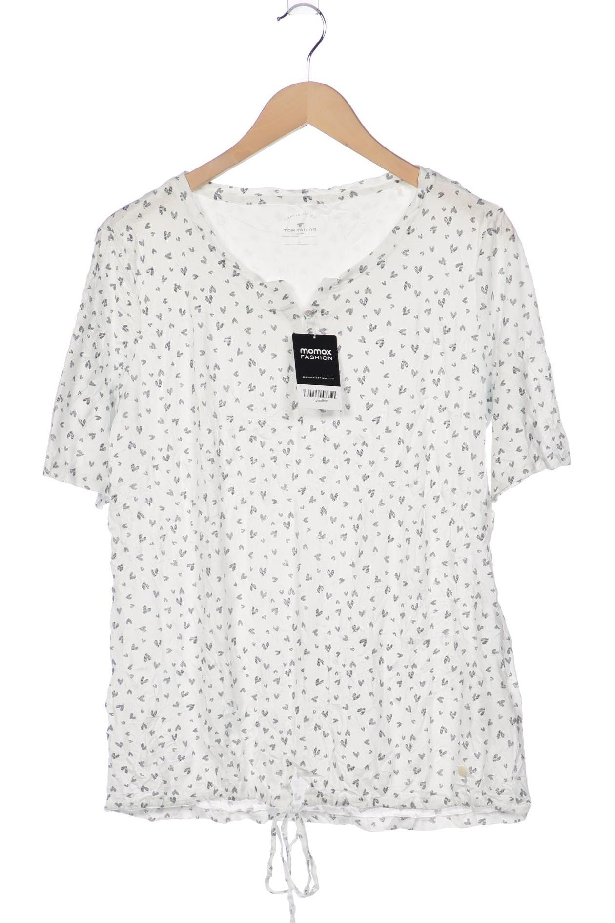 

Tom Tailor Damen T-Shirt, weiß, Gr. 42