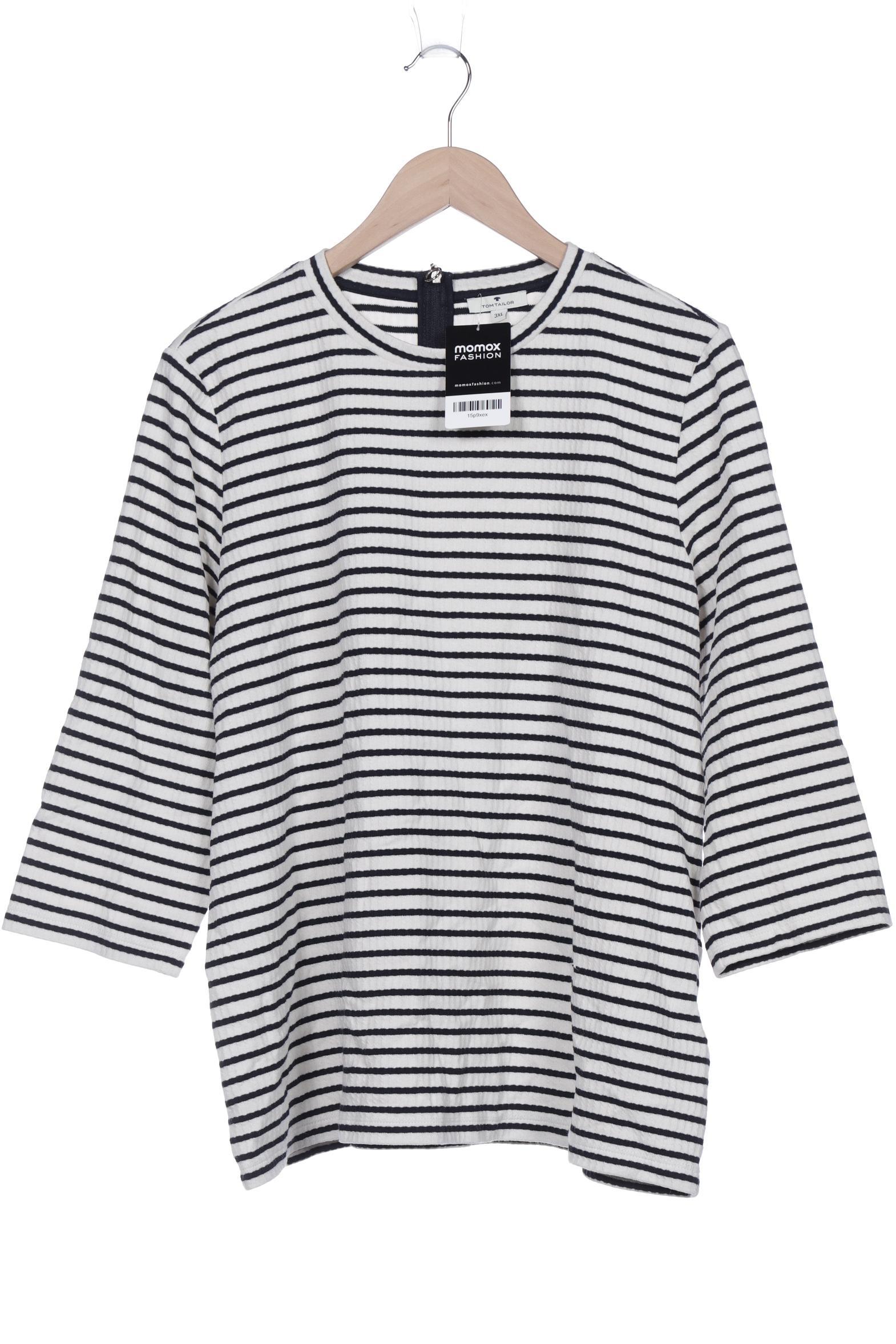 

Tom Tailor Damen Langarmshirt, weiß, Gr. 48