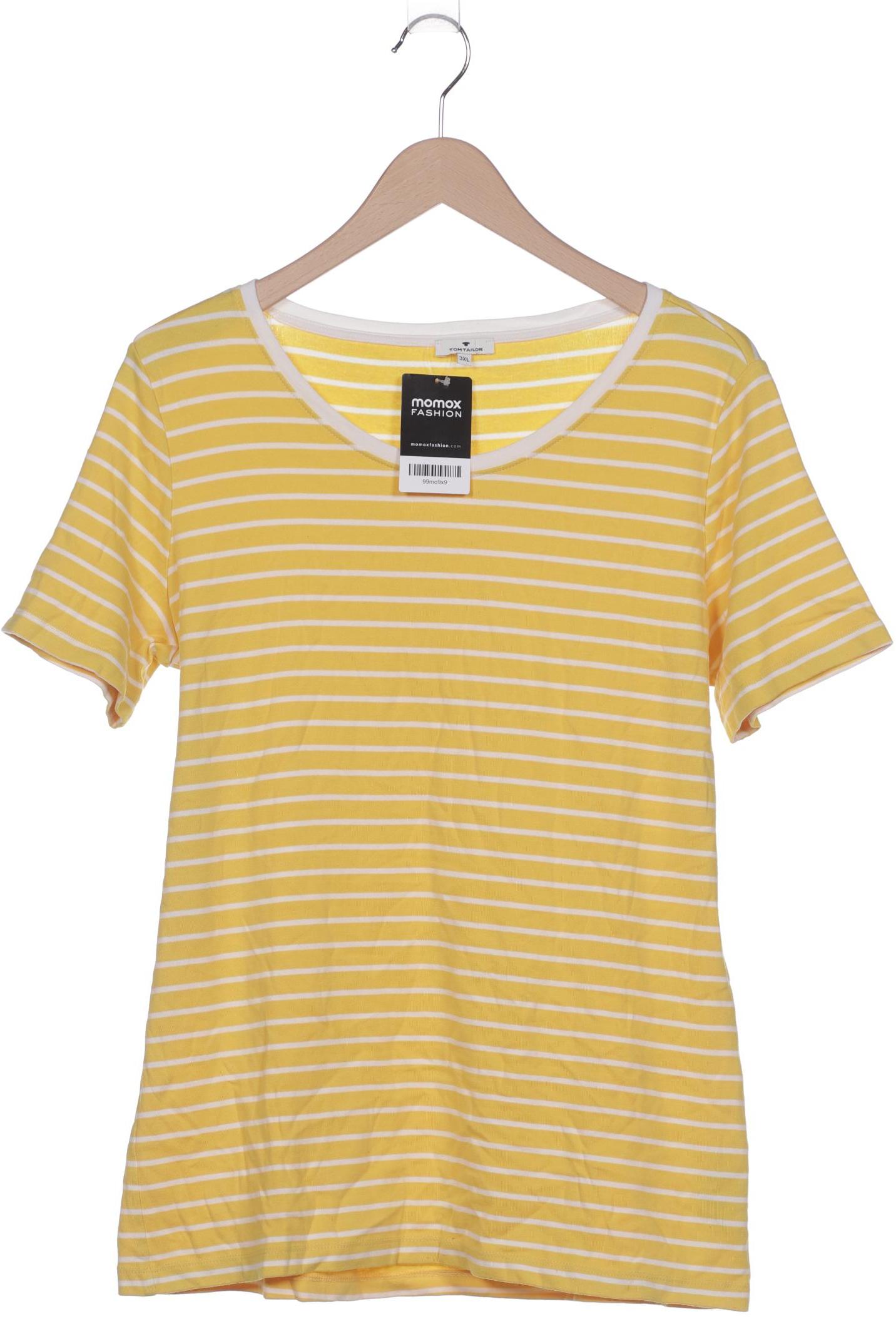 

Tom Tailor Damen T-Shirt, gelb, Gr. 48