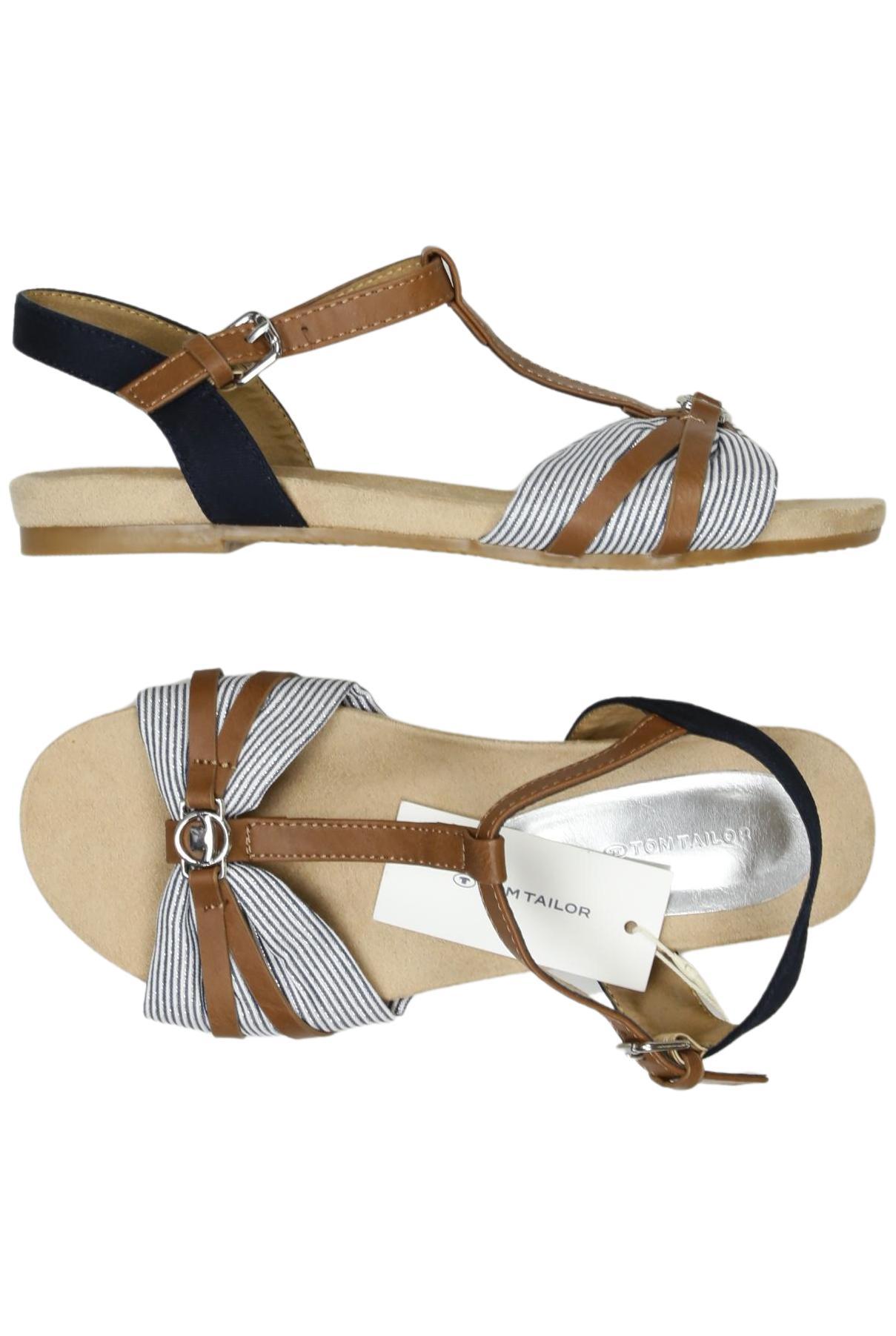 

Tom Tailor Damen Sandale, braun, Gr. 37