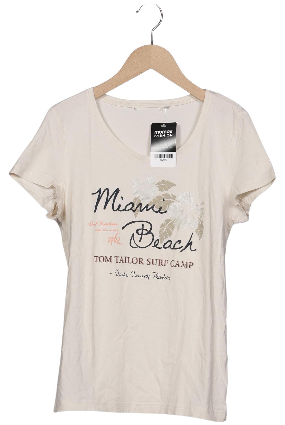 

Tom Tailor Damen T-Shirt, beige, Gr. 42