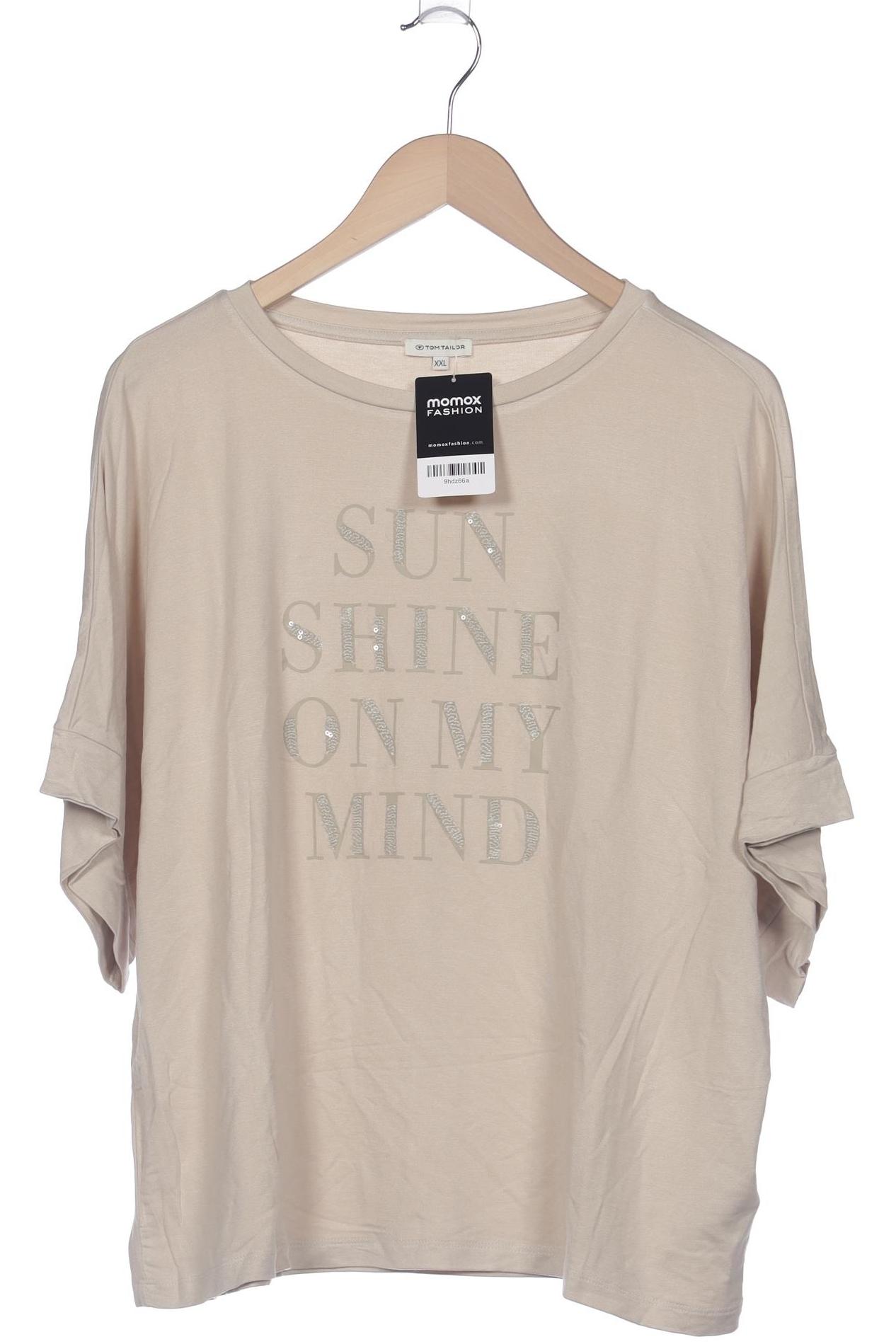 

Tom Tailor Damen T-Shirt, beige, Gr. 46