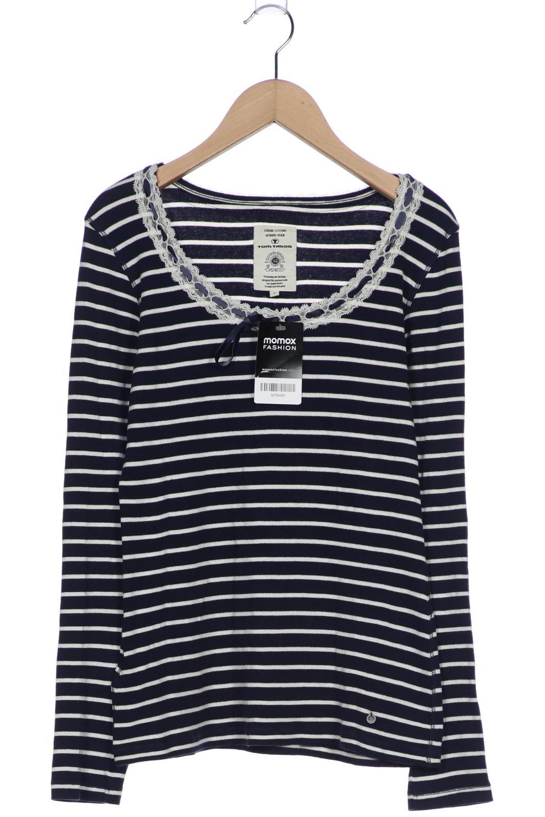 

Tom Tailor Damen Langarmshirt, marineblau, Gr. 42