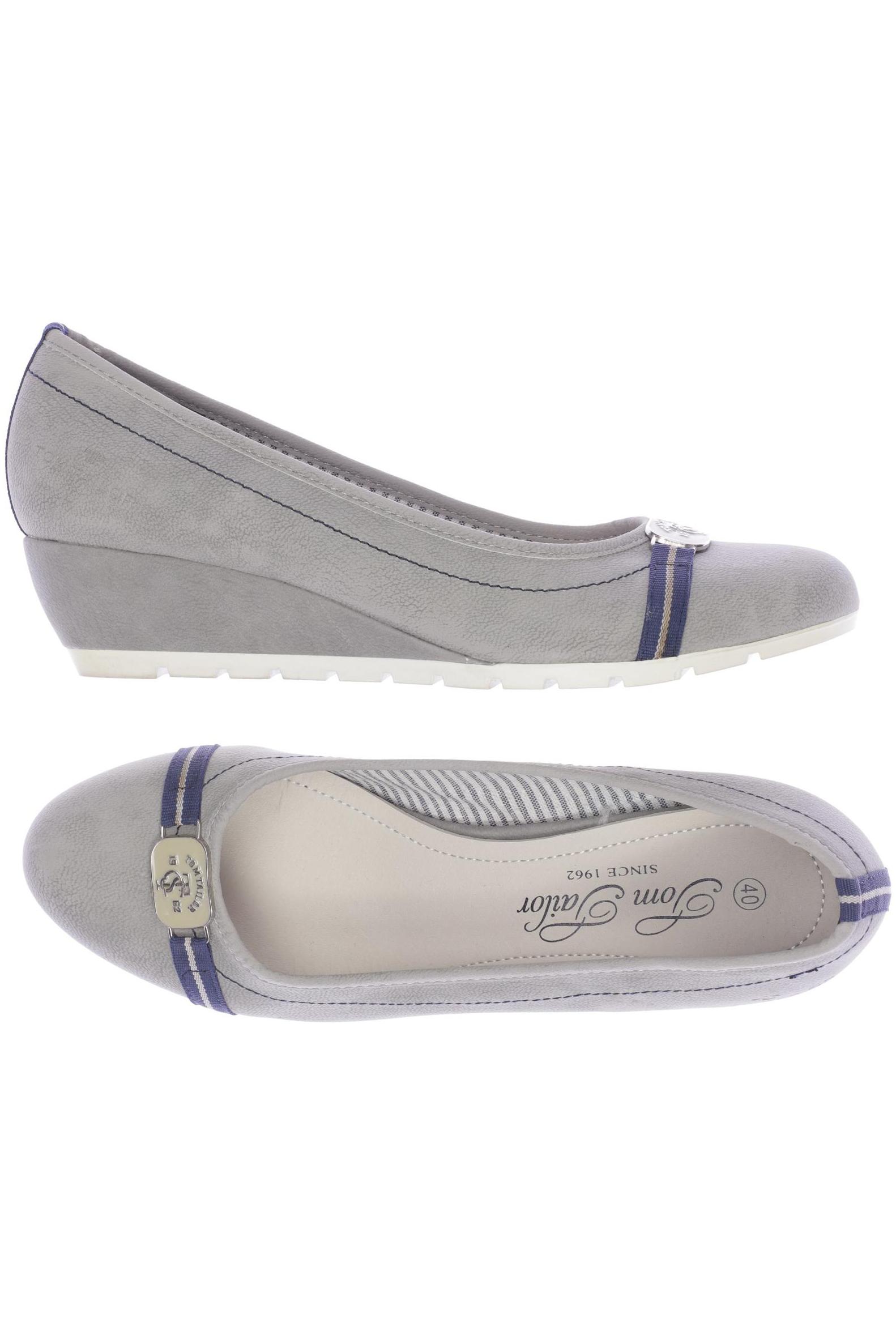 

Tom Tailor Damen Pumps, grau, Gr. 40