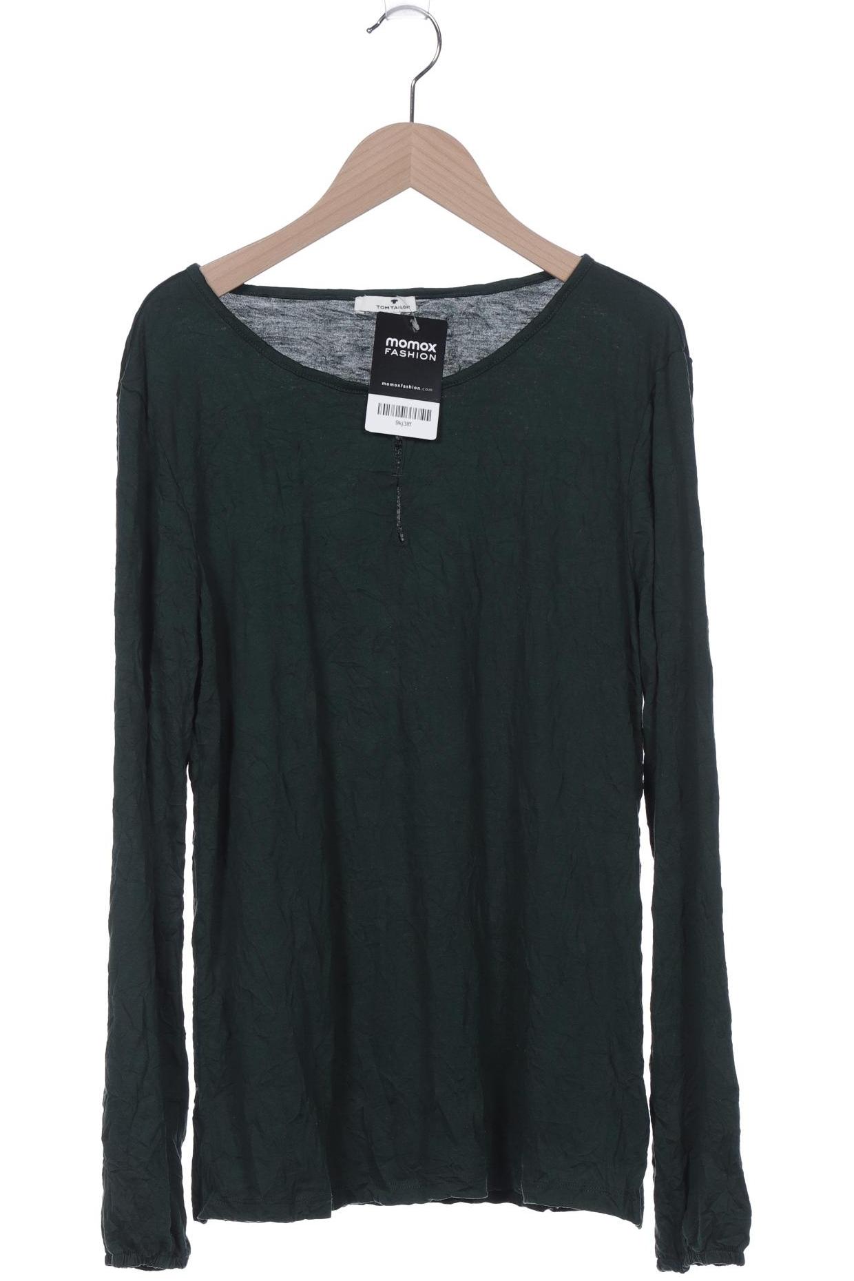 

Tom Tailor Damen Langarmshirt, grün, Gr. 36