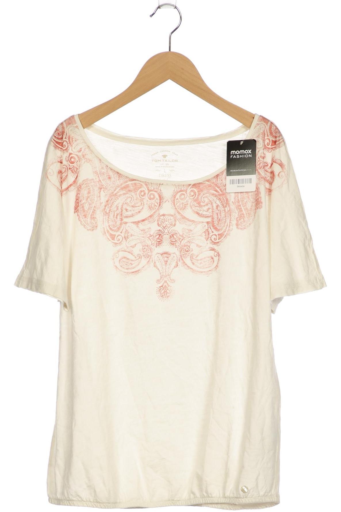 

Tom Tailor Damen T-Shirt, weiß, Gr. 42