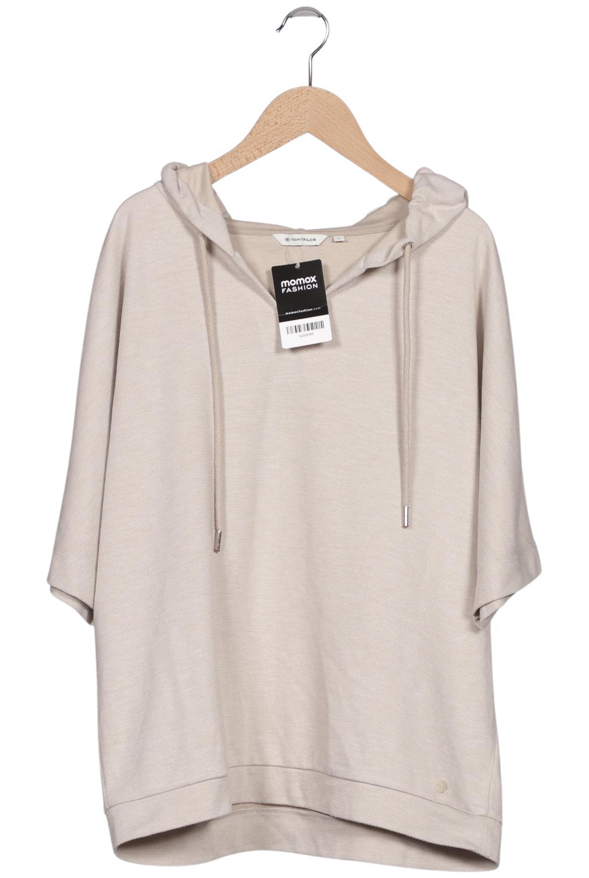 

Tom Tailor Damen Kapuzenpullover, beige, Gr. 44