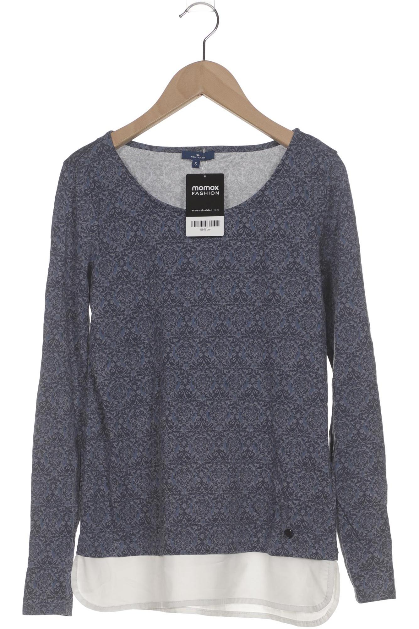 

Tom Tailor Damen Langarmshirt, blau, Gr. 36