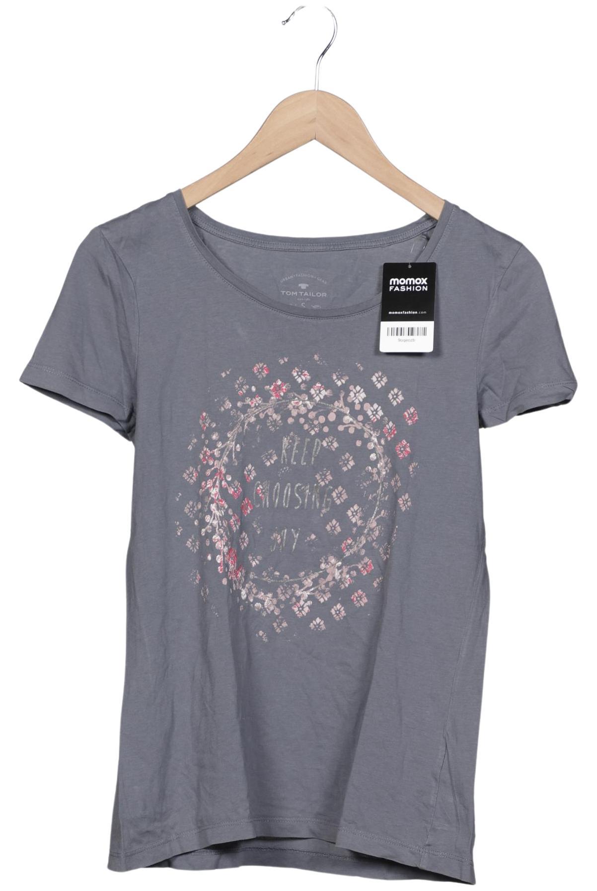 

Tom Tailor Damen T-Shirt, grau, Gr. 36