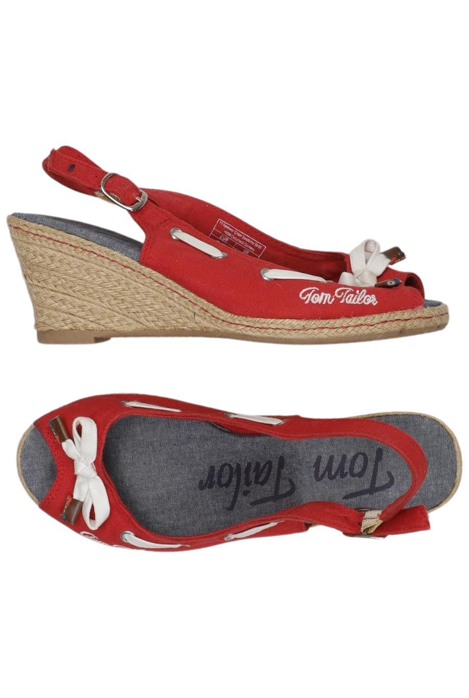 

Tom Tailor Damen Sandale, rot, Gr. 37