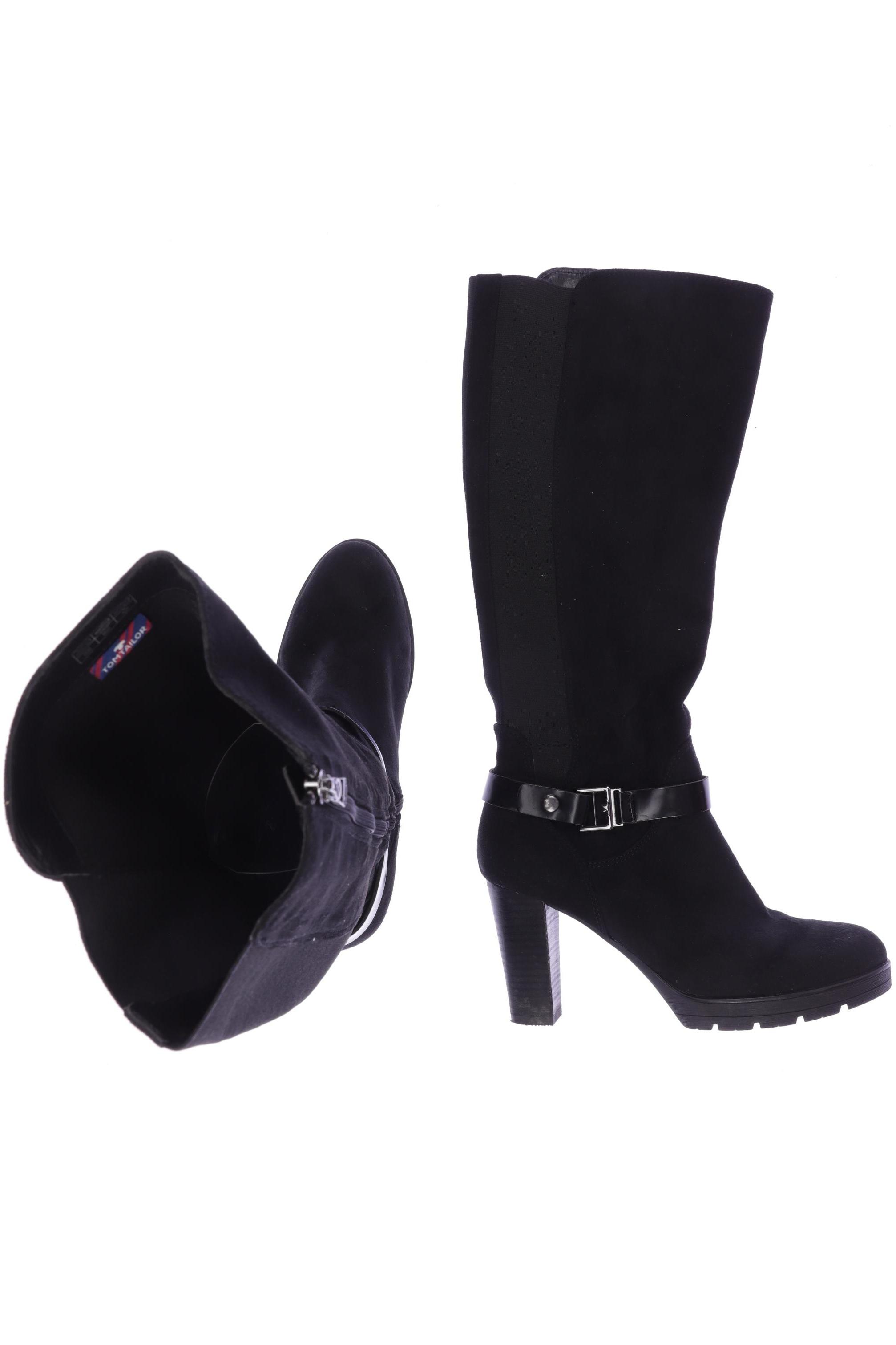 

Tom Tailor Damen Stiefel, schwarz, Gr. 38