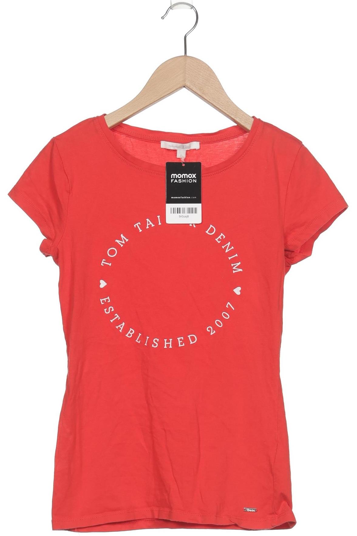 

Tom Tailor Damen T-Shirt, rot, Gr. 34