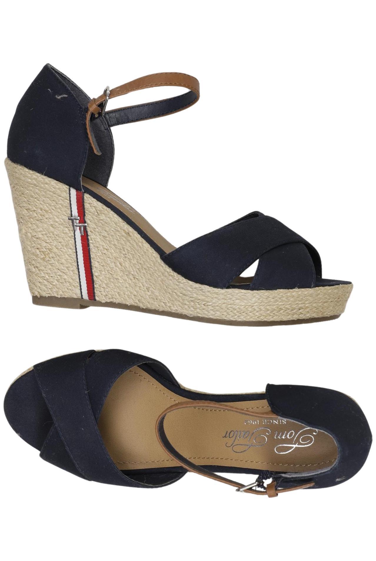 

Tom Tailor Damen Sandale, marineblau, Gr. 40
