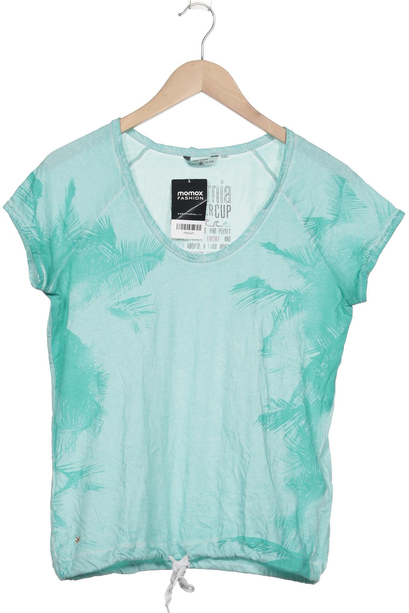 

Tom Tailor Damen T-Shirt, türkis, Gr. 36