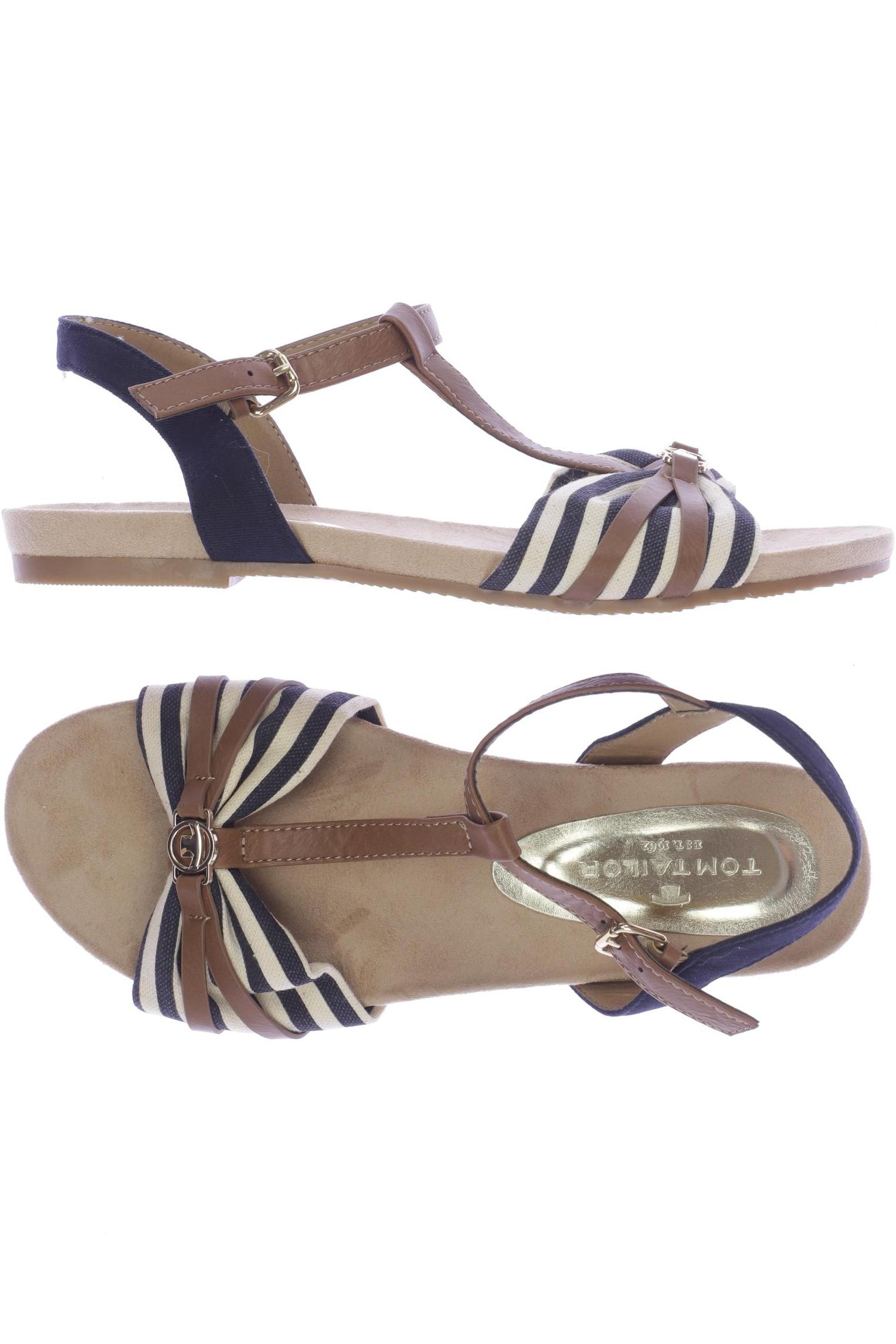 

Tom Tailor Damen Sandale, braun
