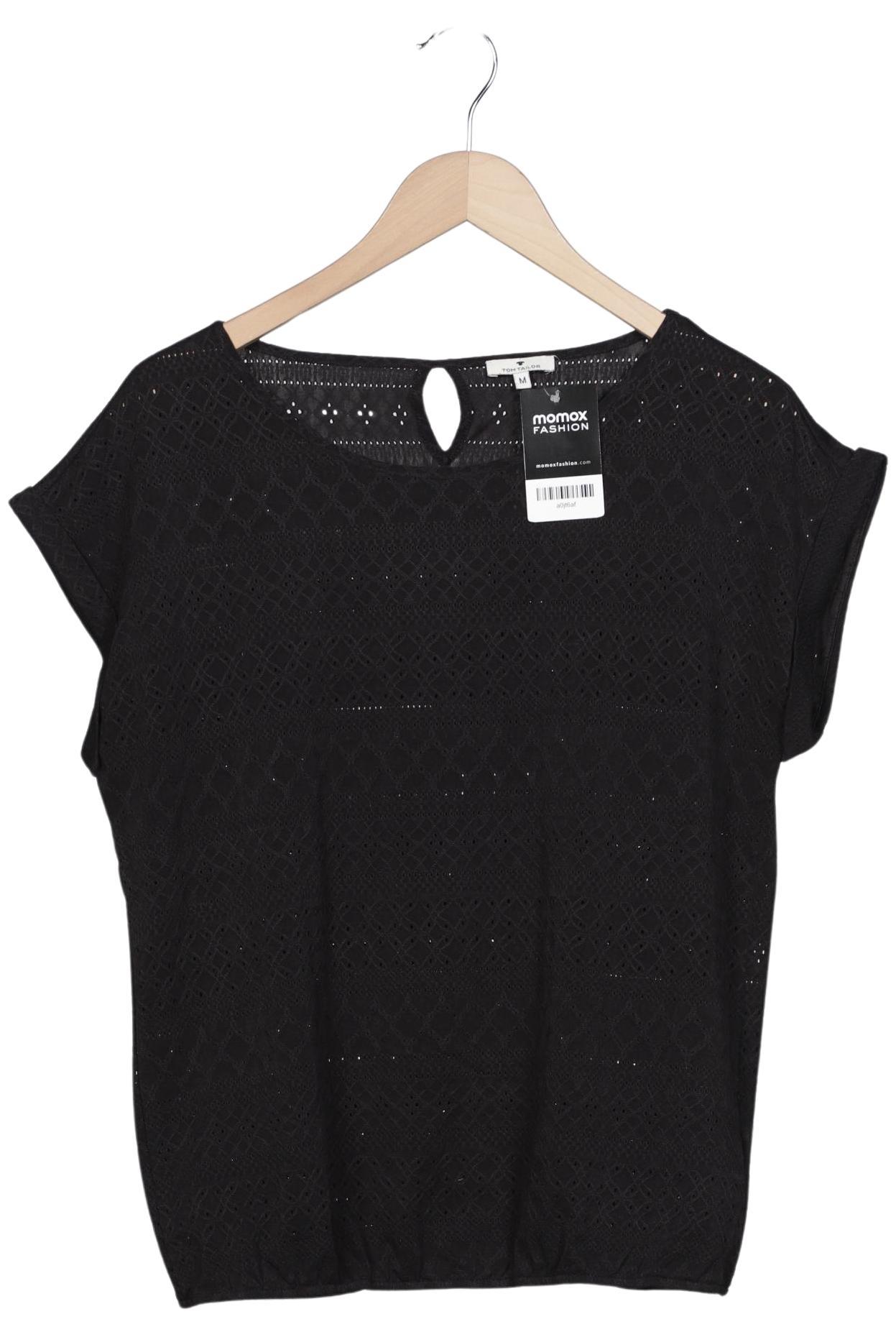 

Tom Tailor Damen T-Shirt, schwarz, Gr. 38