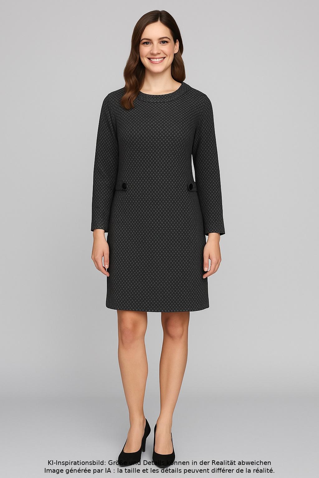 

Tom Tailor Damen Kleid, grau, Gr. 36