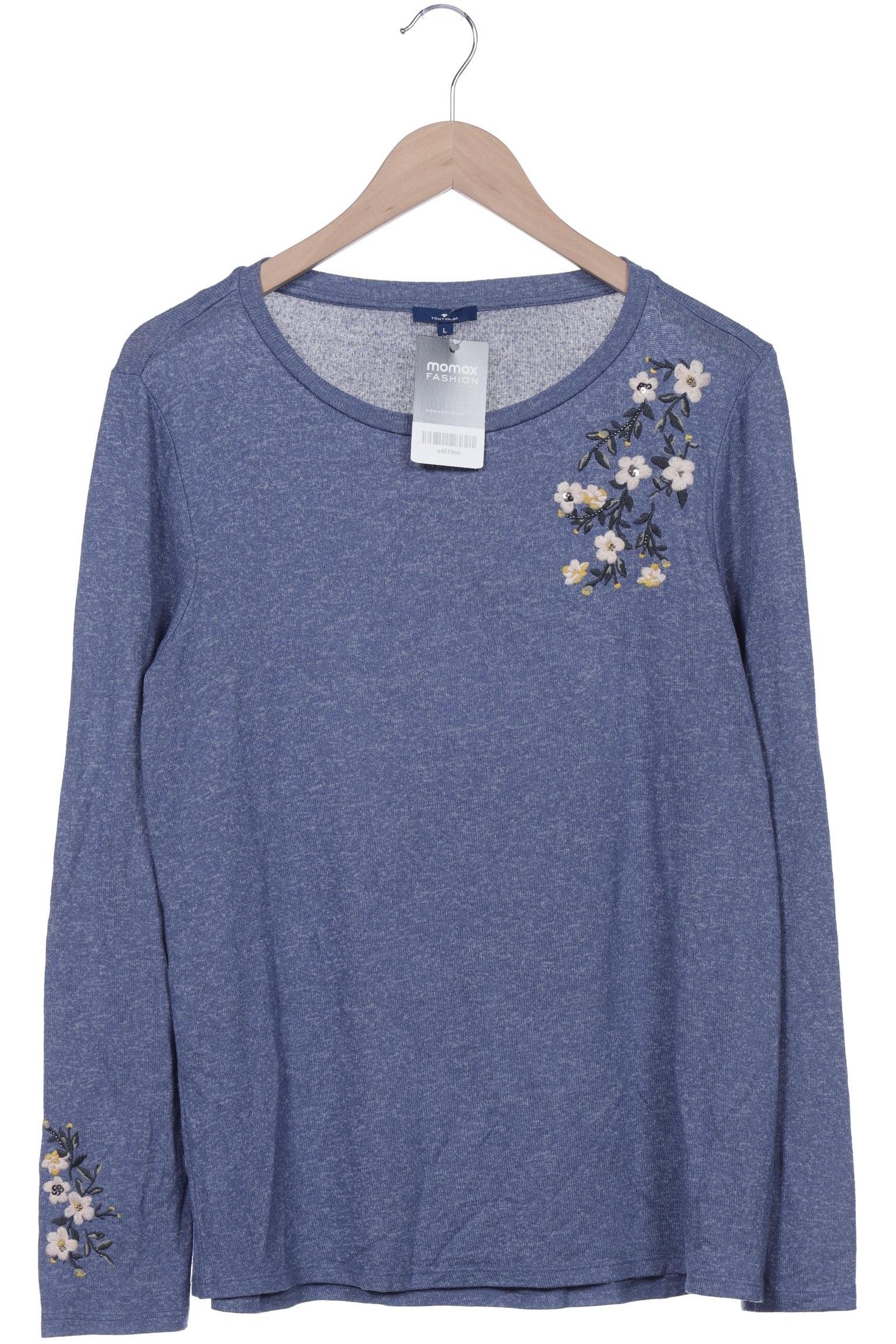 

Tom Tailor Damen Langarmshirt, blau, Gr. 42