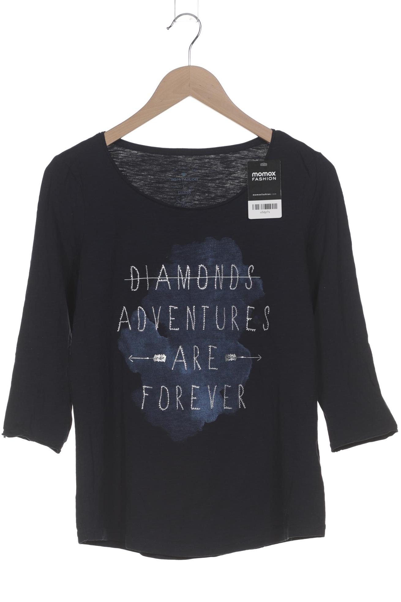 

Tom Tailor Damen Langarmshirt, marineblau, Gr. 42