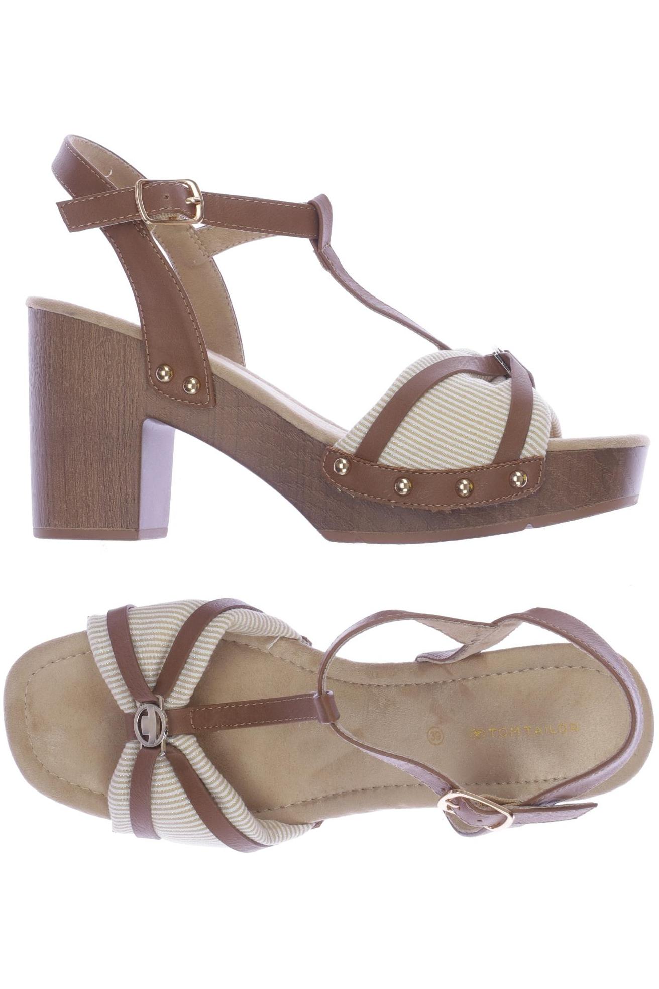 

Tom Tailor Damen Sandale, braun