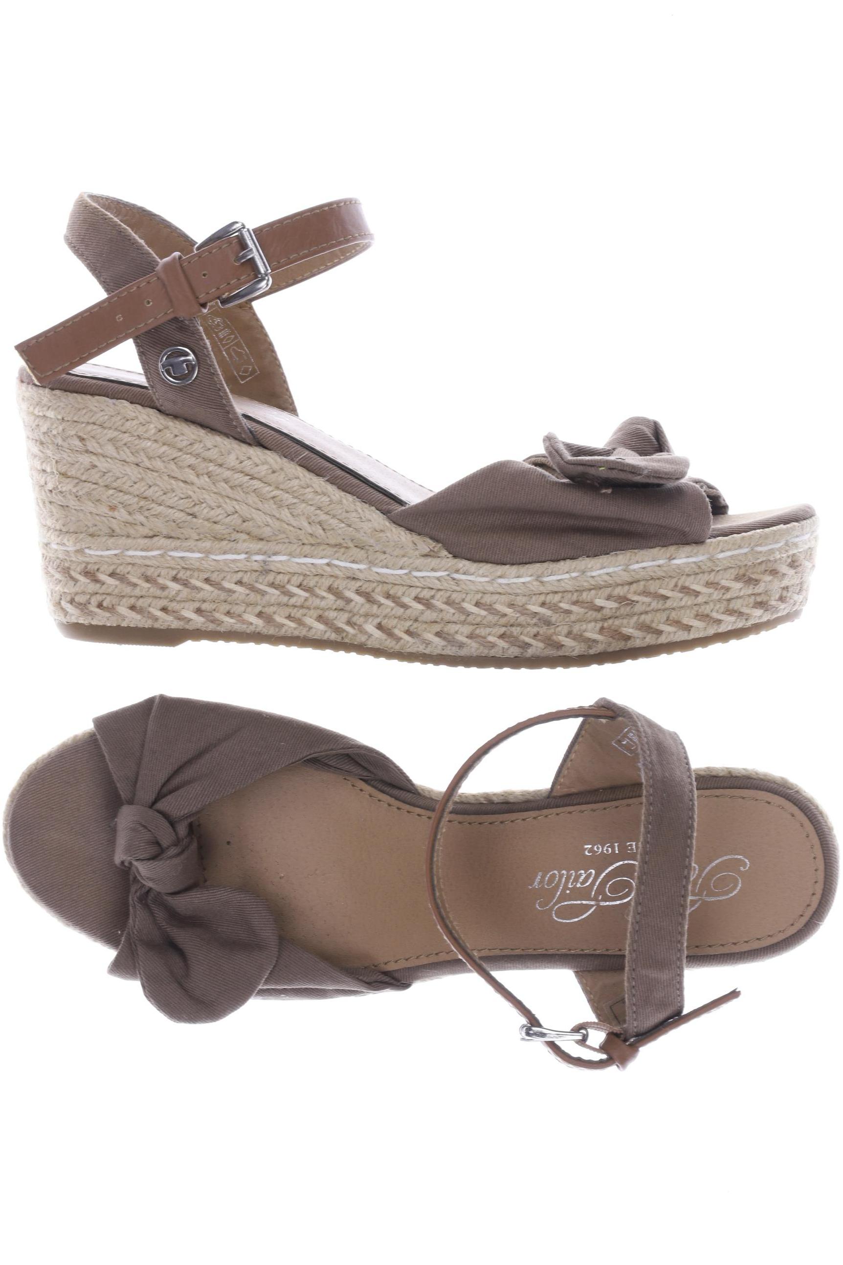 

Tom Tailor Damen Sandale, braun, Gr. 39