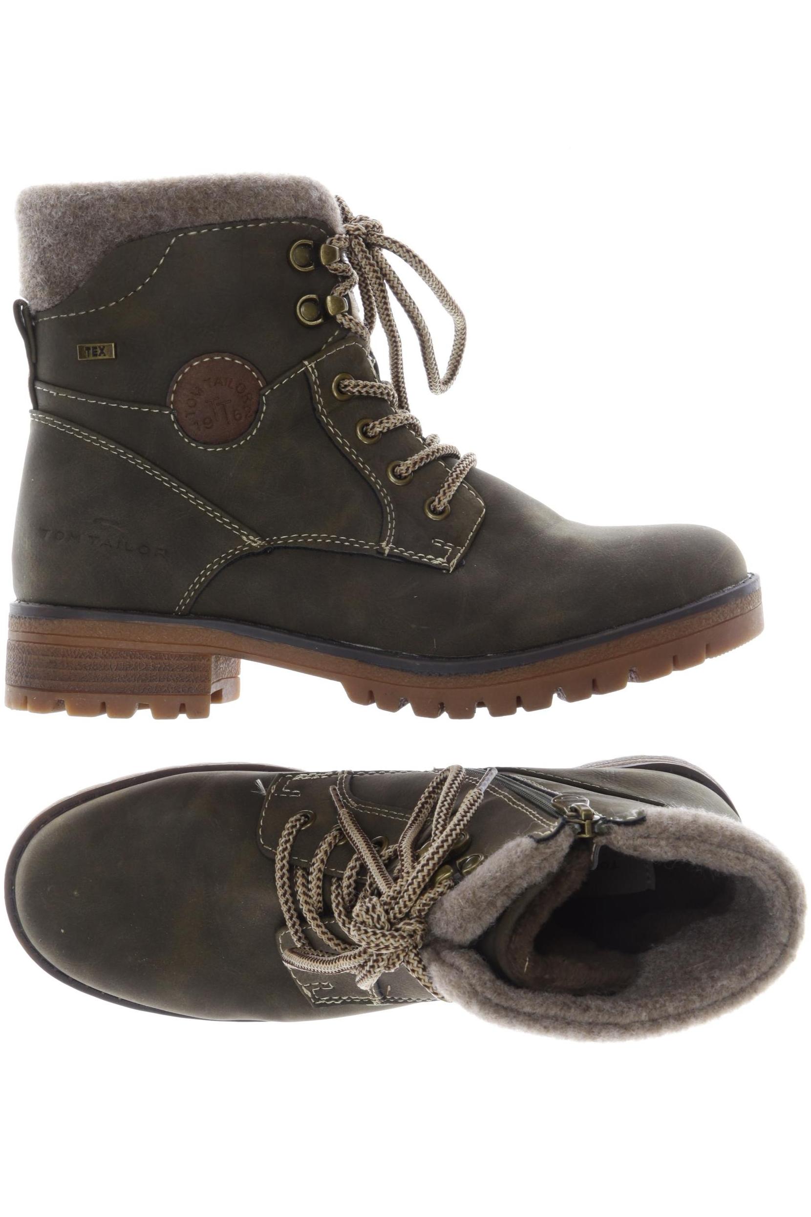 

Tom Tailor Damen Stiefelette, grün, Gr. 39