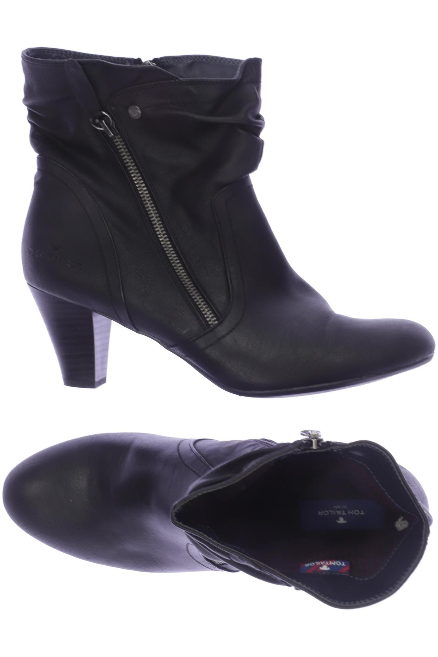 

Tom Tailor Damen Stiefelette, schwarz