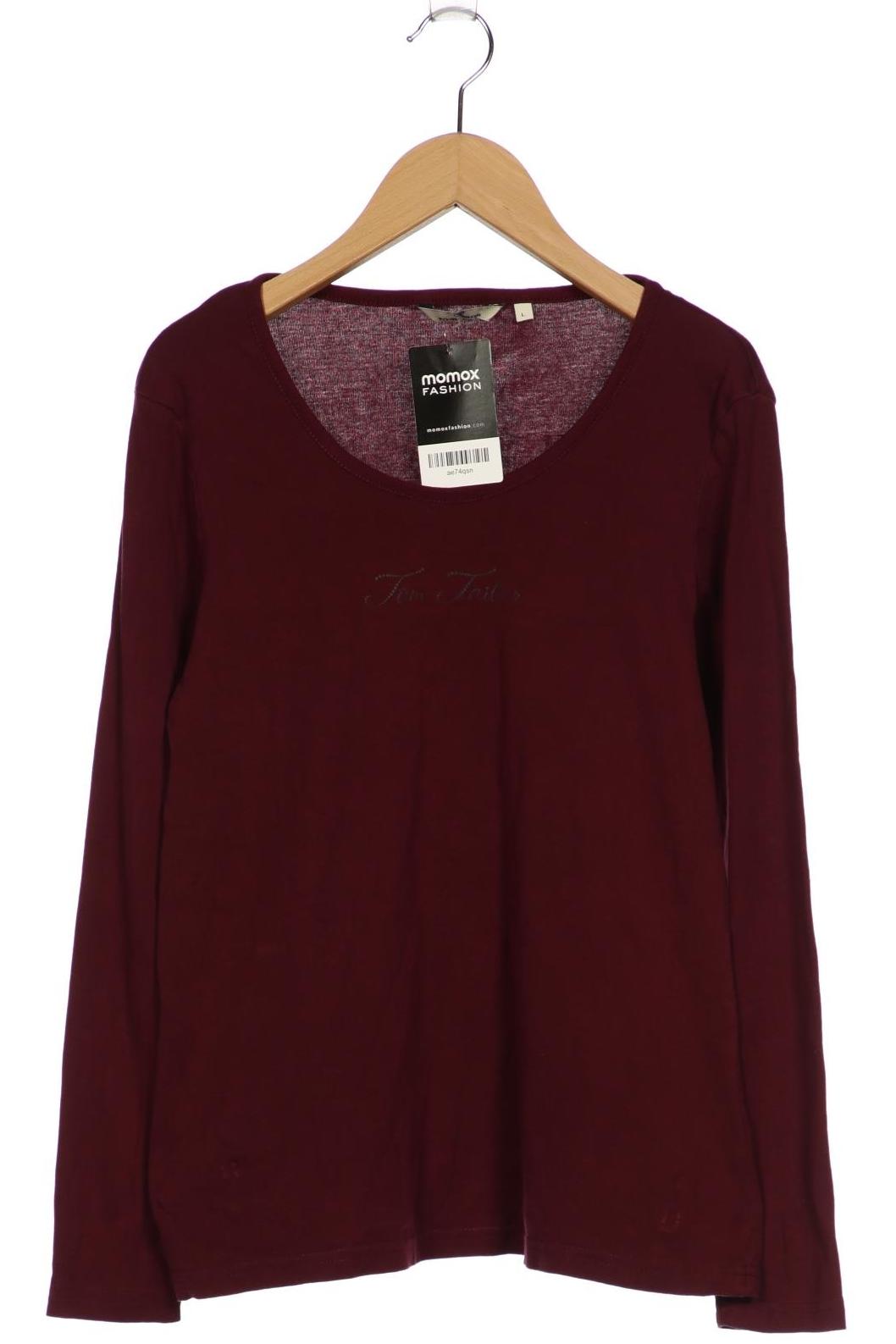 

Tom Tailor Damen Langarmshirt, bordeaux, Gr. 42