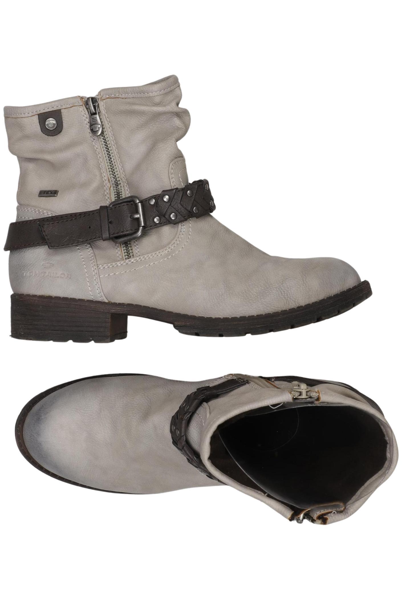 

Tom Tailor Damen Stiefelette, grau, Gr. 38