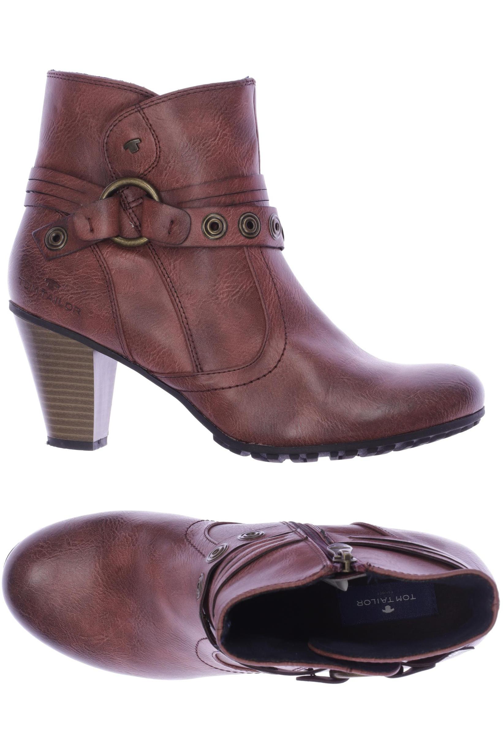 

Tom Tailor Damen Stiefelette, bordeaux, Gr. 40