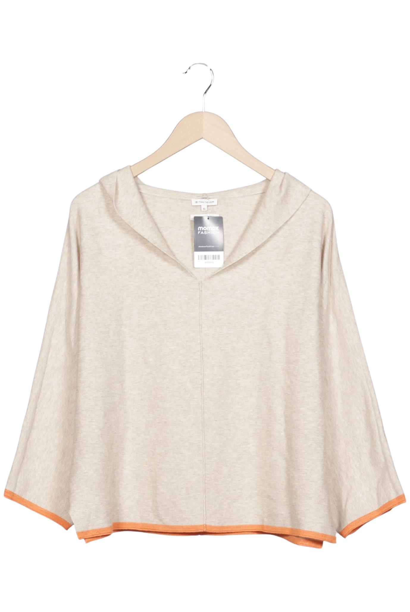 

Tom Tailor Damen Kapuzenpullover, beige, Gr. 44