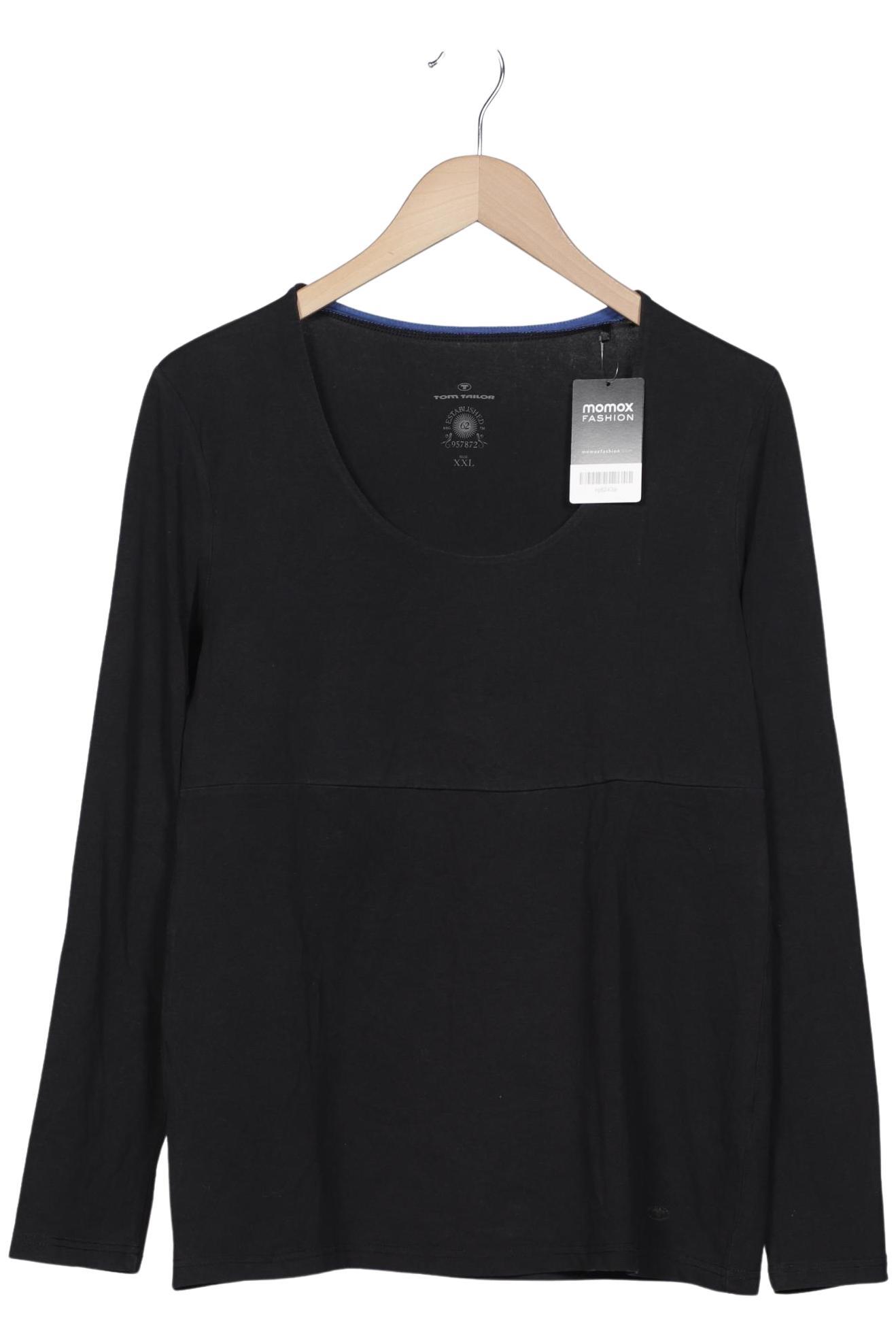 

Tom Tailor Damen Langarmshirt, schwarz, Gr. 46