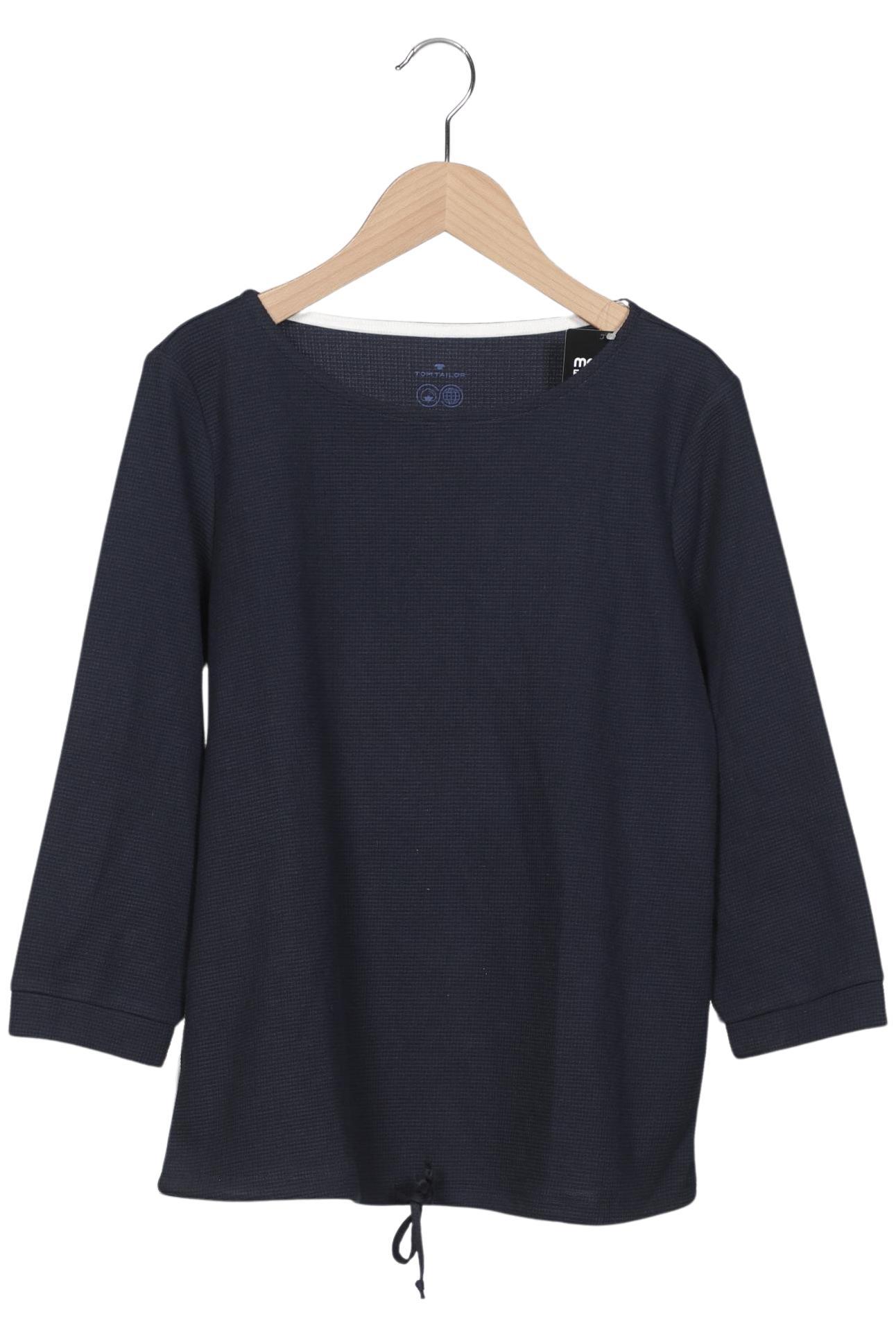 

Tom Tailor Damen Langarmshirt, marineblau, Gr. 36