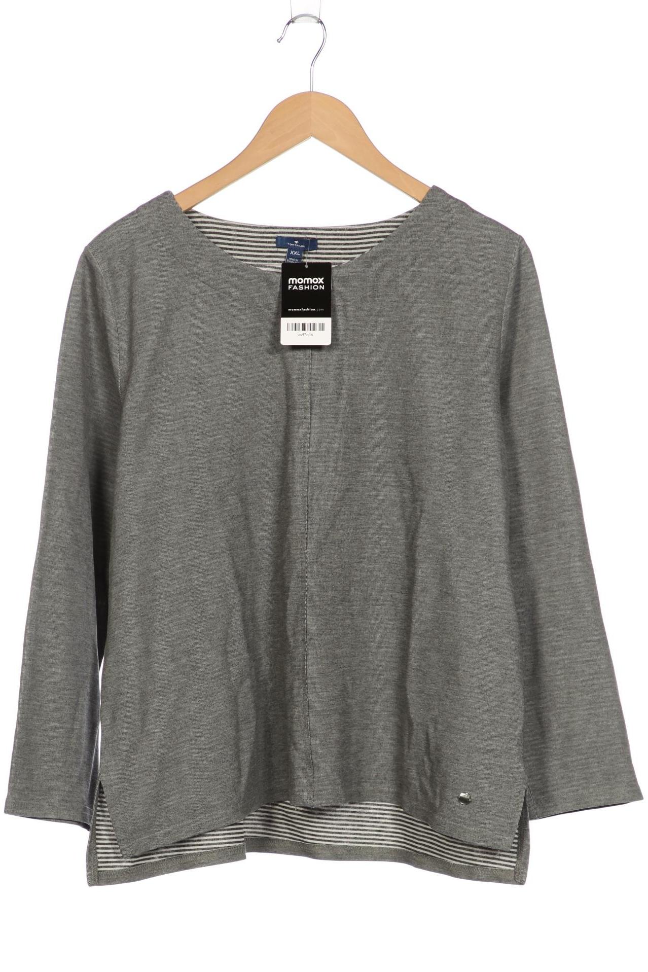 

Tom Tailor Damen Langarmshirt, grau, Gr. 46