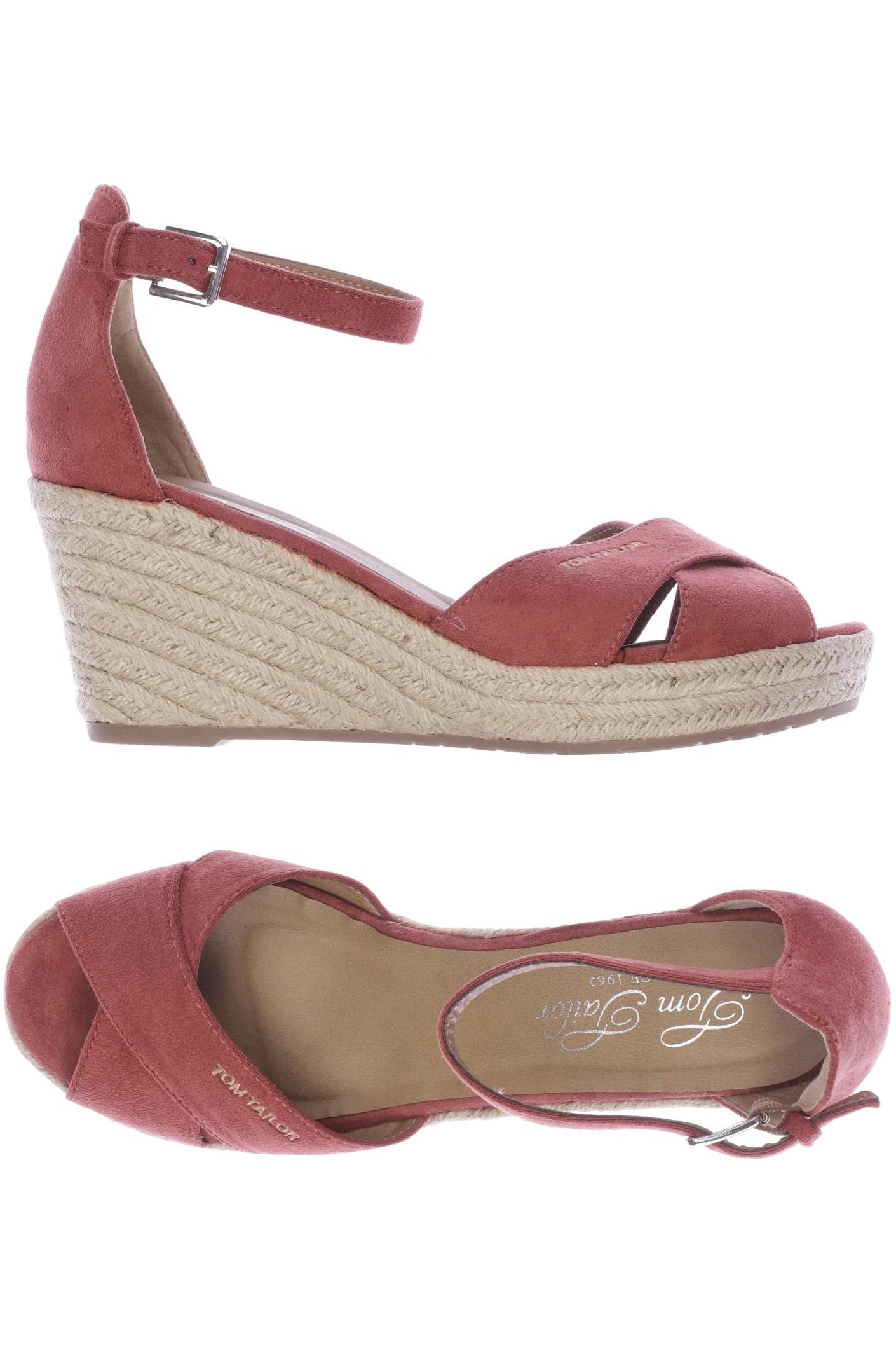 

Tom Tailor Damen Sandale, bordeaux, Gr. 40