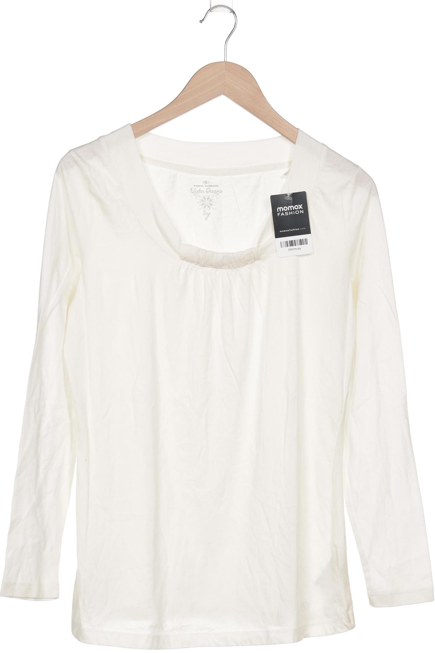 

Tom Tailor Damen Langarmshirt, cremeweiß, Gr. 42