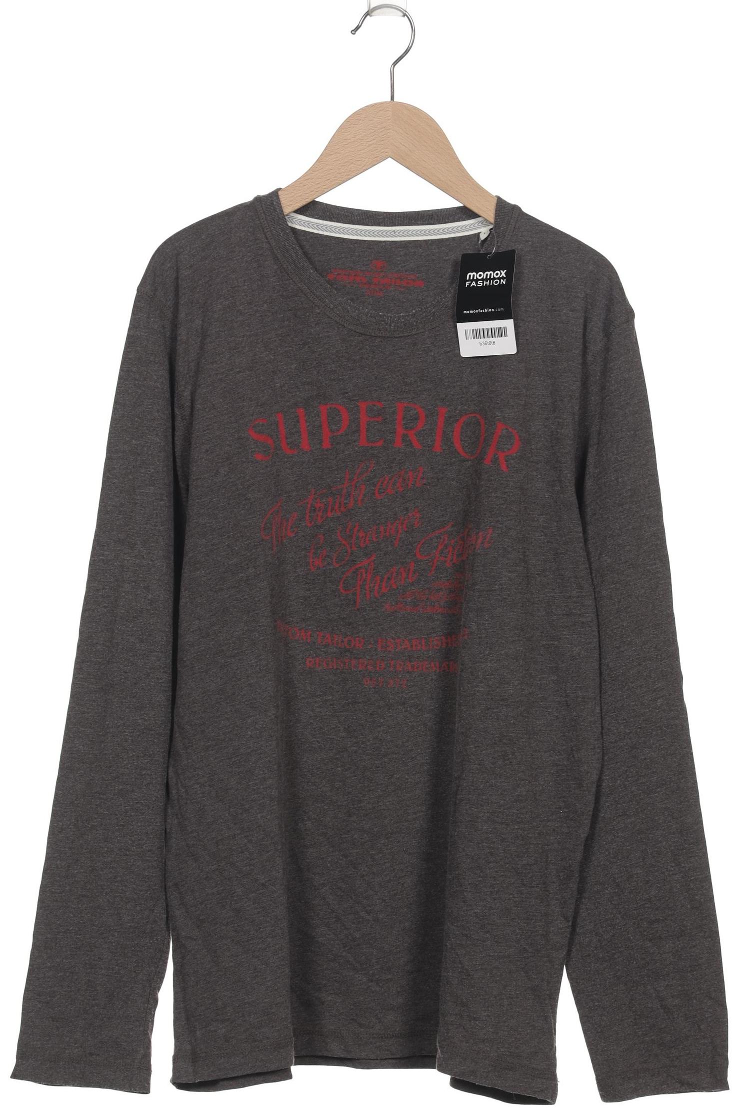 

Tom Tailor Damen Langarmshirt, grau, Gr. 42