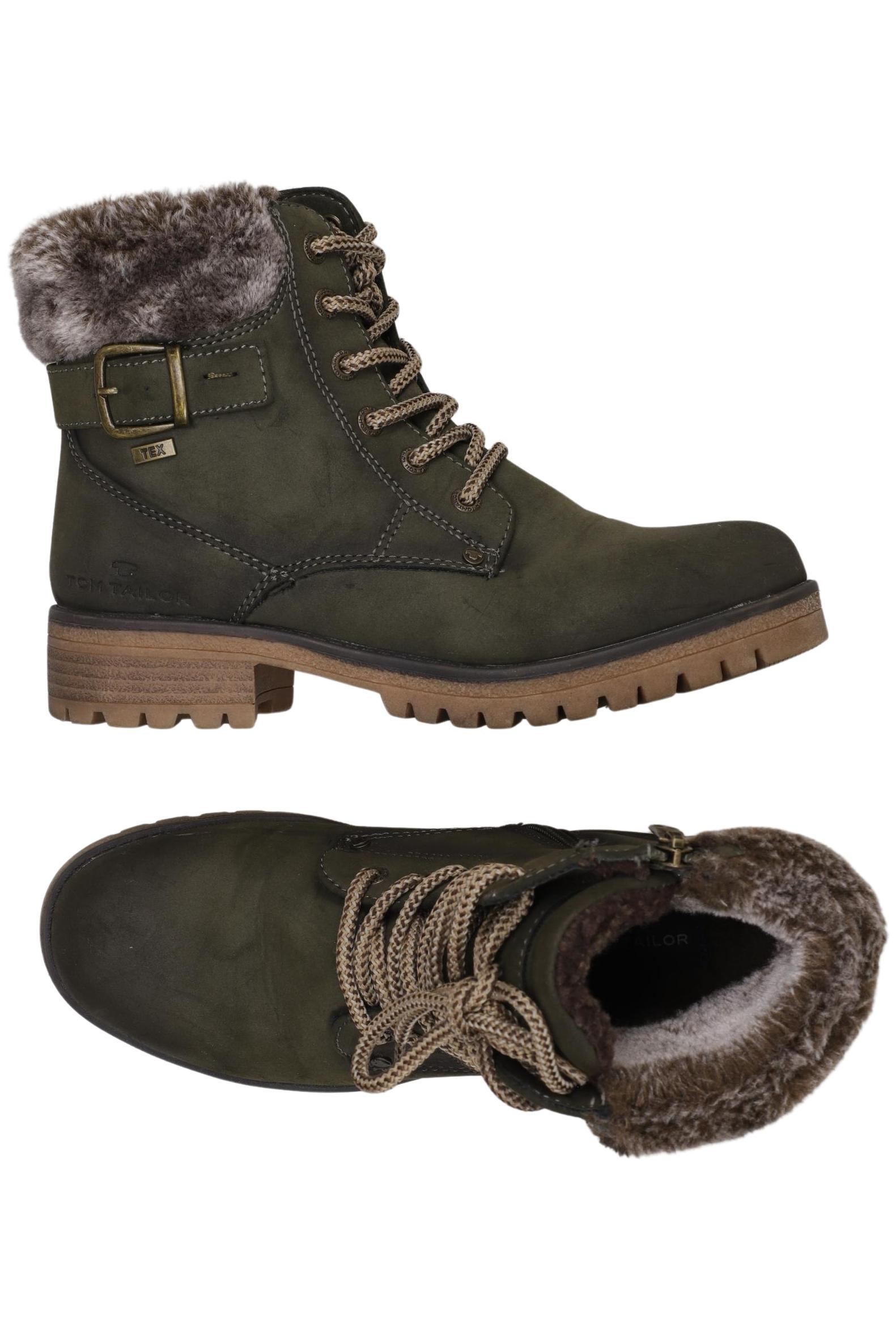 

Tom Tailor Damen Stiefelette, grün, Gr. 37