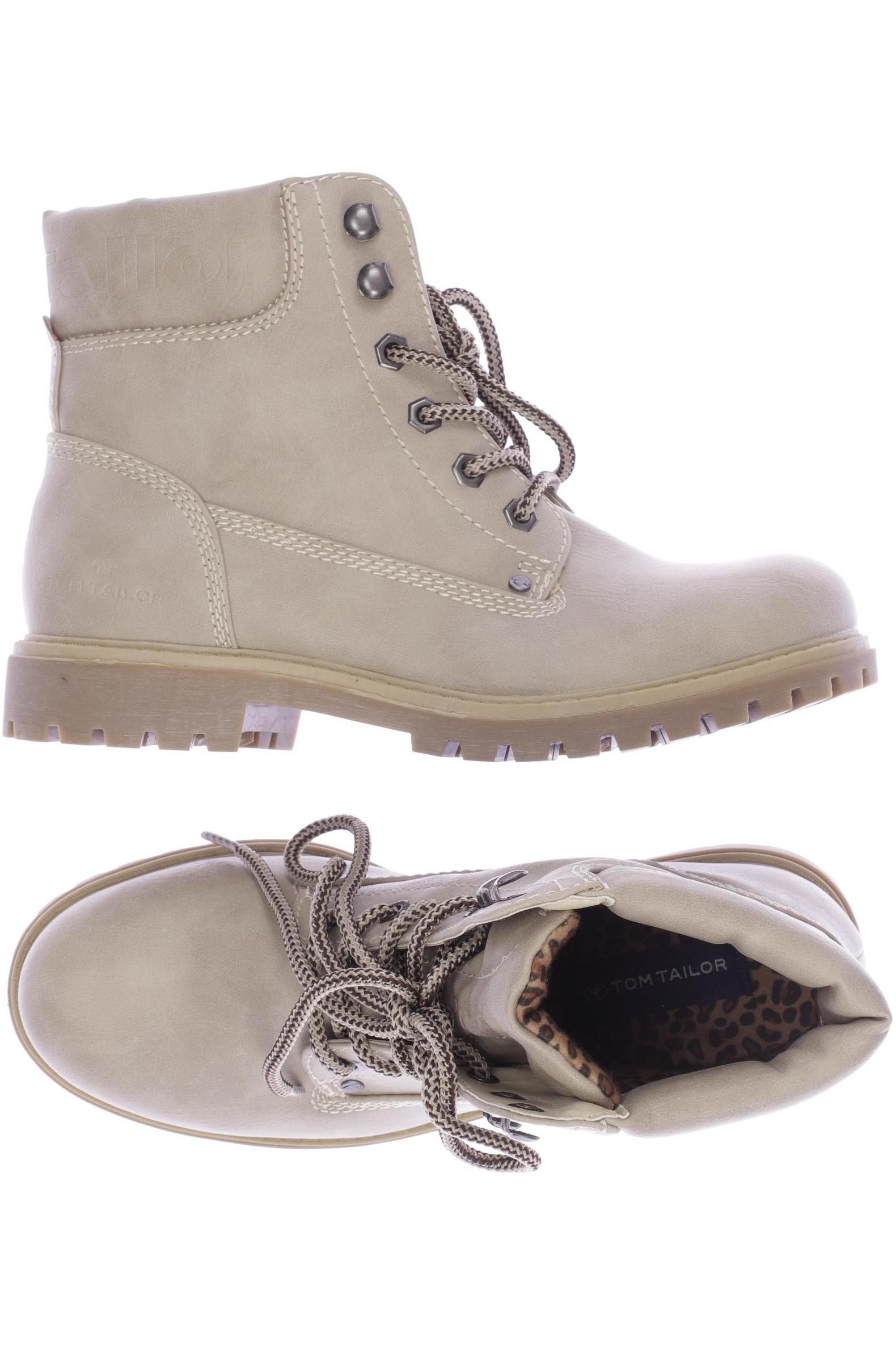

Tom Tailor Damen Stiefelette, beige