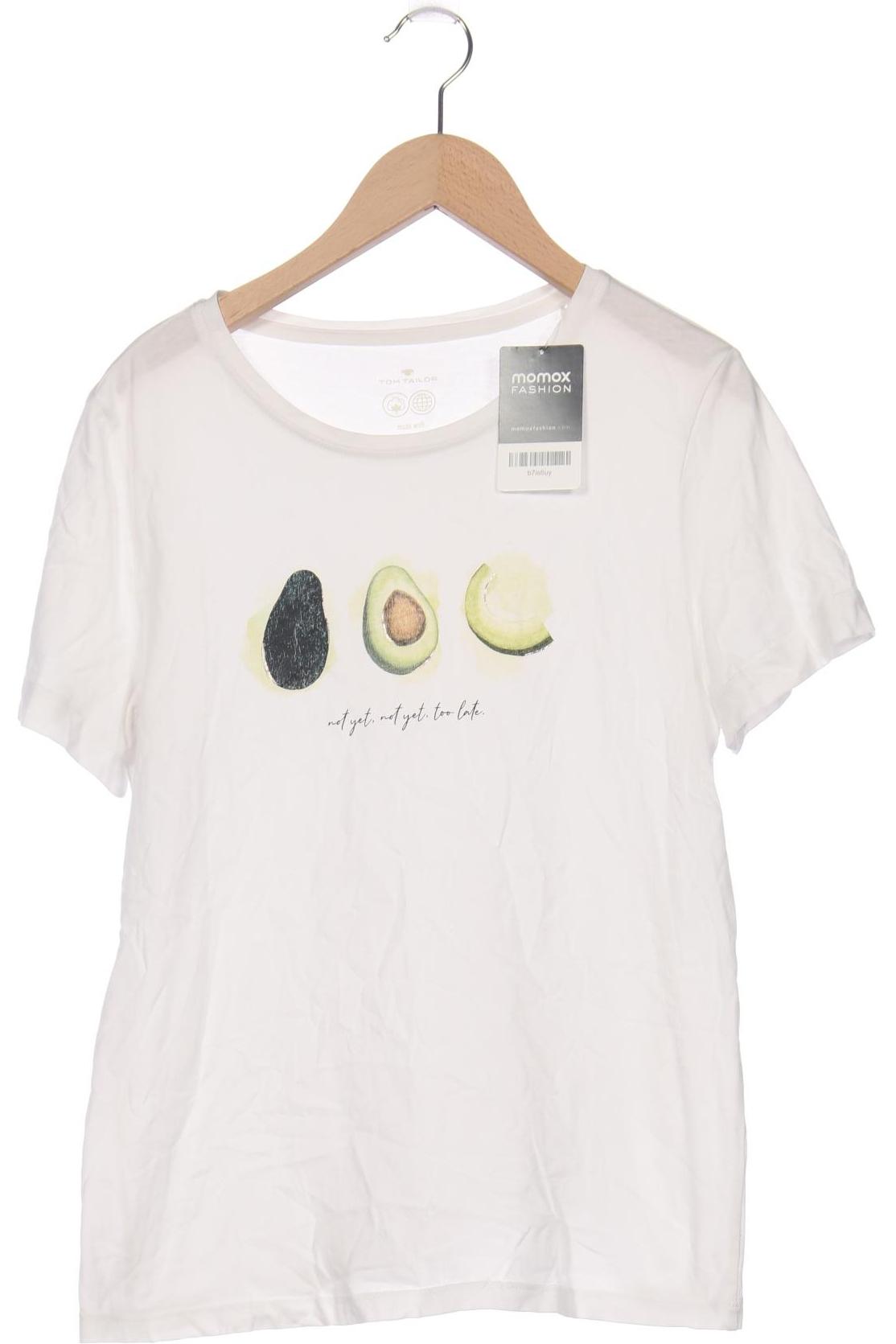 

Tom Tailor Damen T-Shirt, weiß, Gr. 38