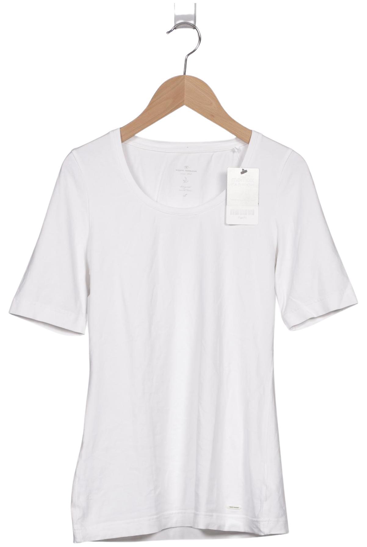 

Tom Tailor Damen T-Shirt, weiß, Gr. 42