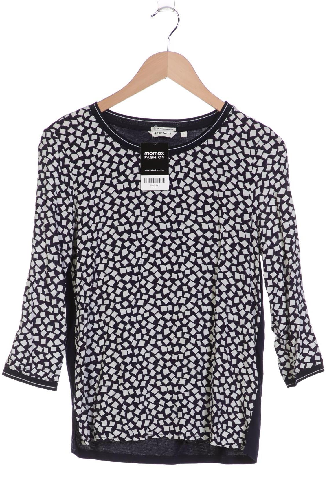 

Tom Tailor Damen Langarmshirt, marineblau, Gr. 36