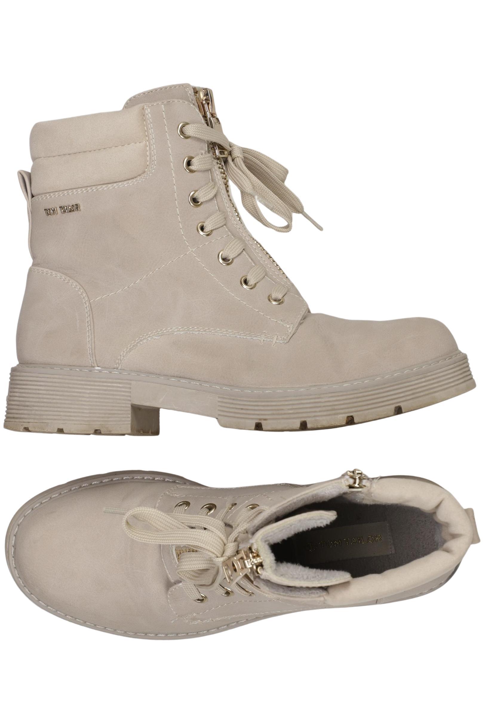 

Tom Tailor Damen Stiefelette, beige, Gr. 39