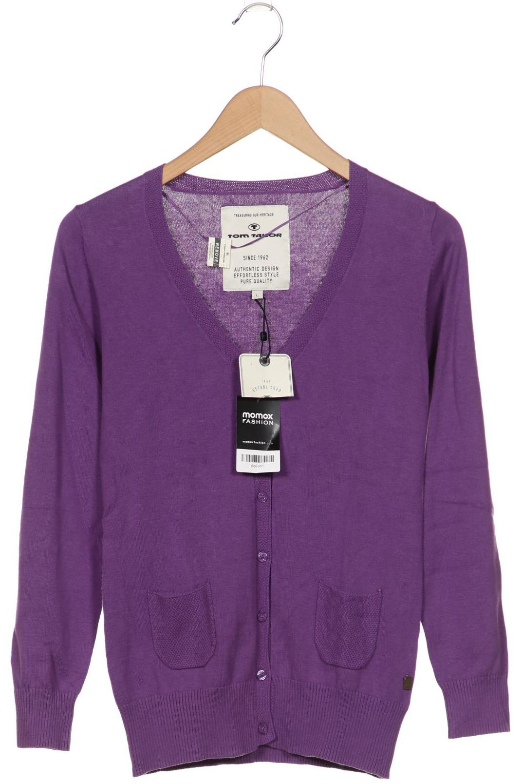 

Tom Tailor Damen Strickjacke, flieder, Gr. 42